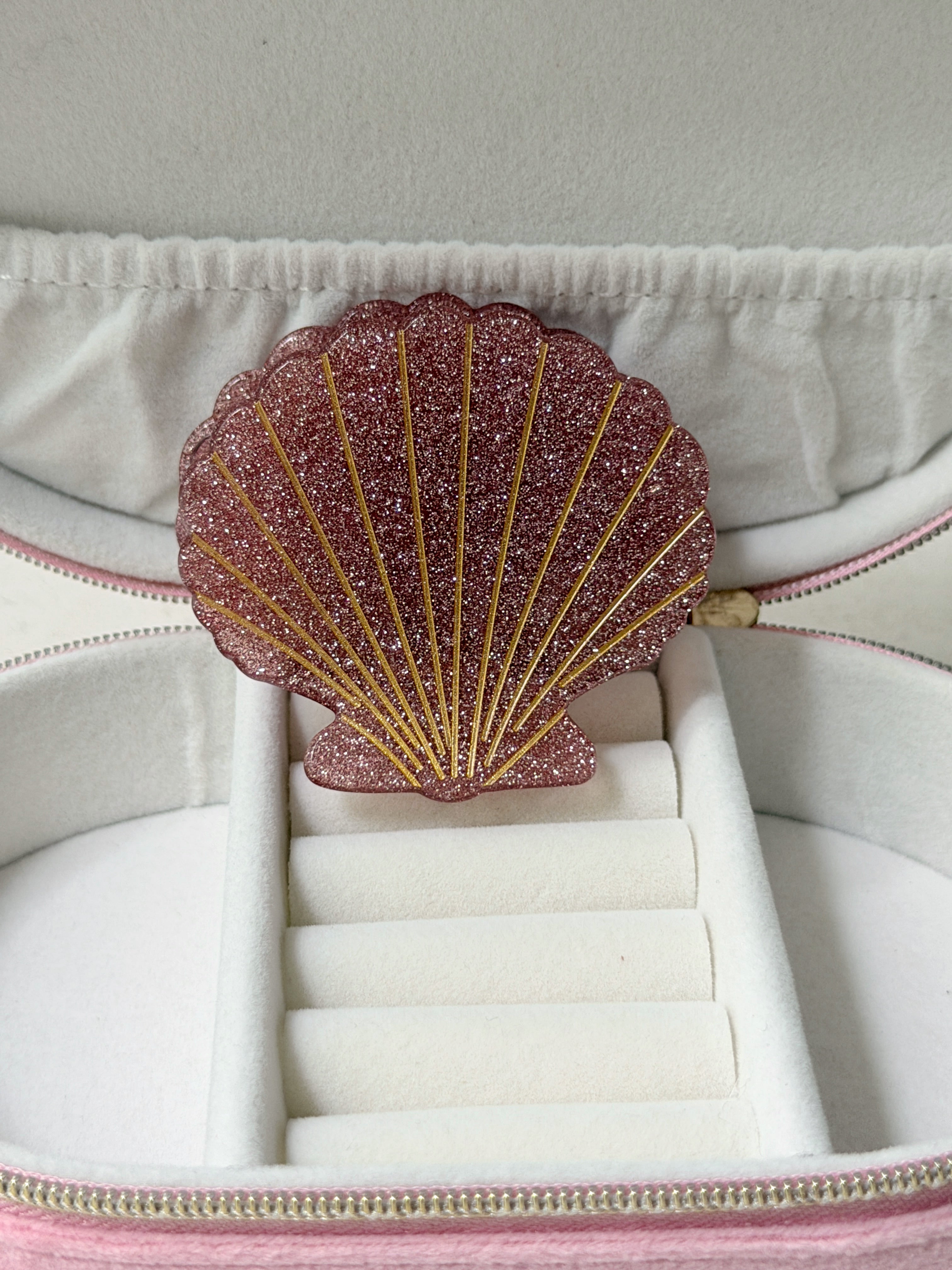 Shell Clip - pink