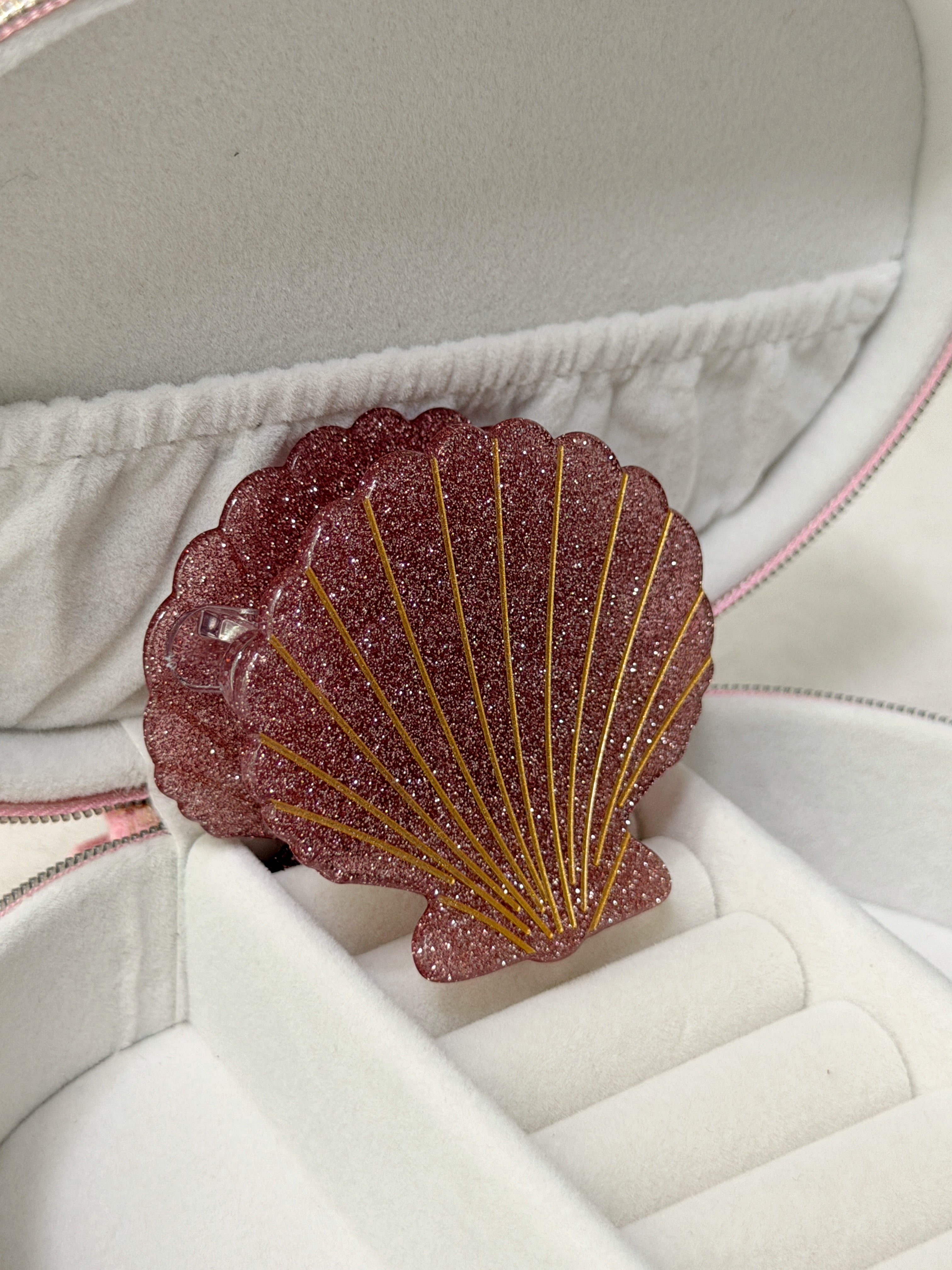 Shell Clip - pink