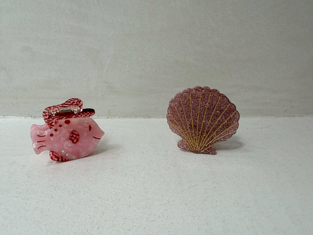 Shell Clip - pink