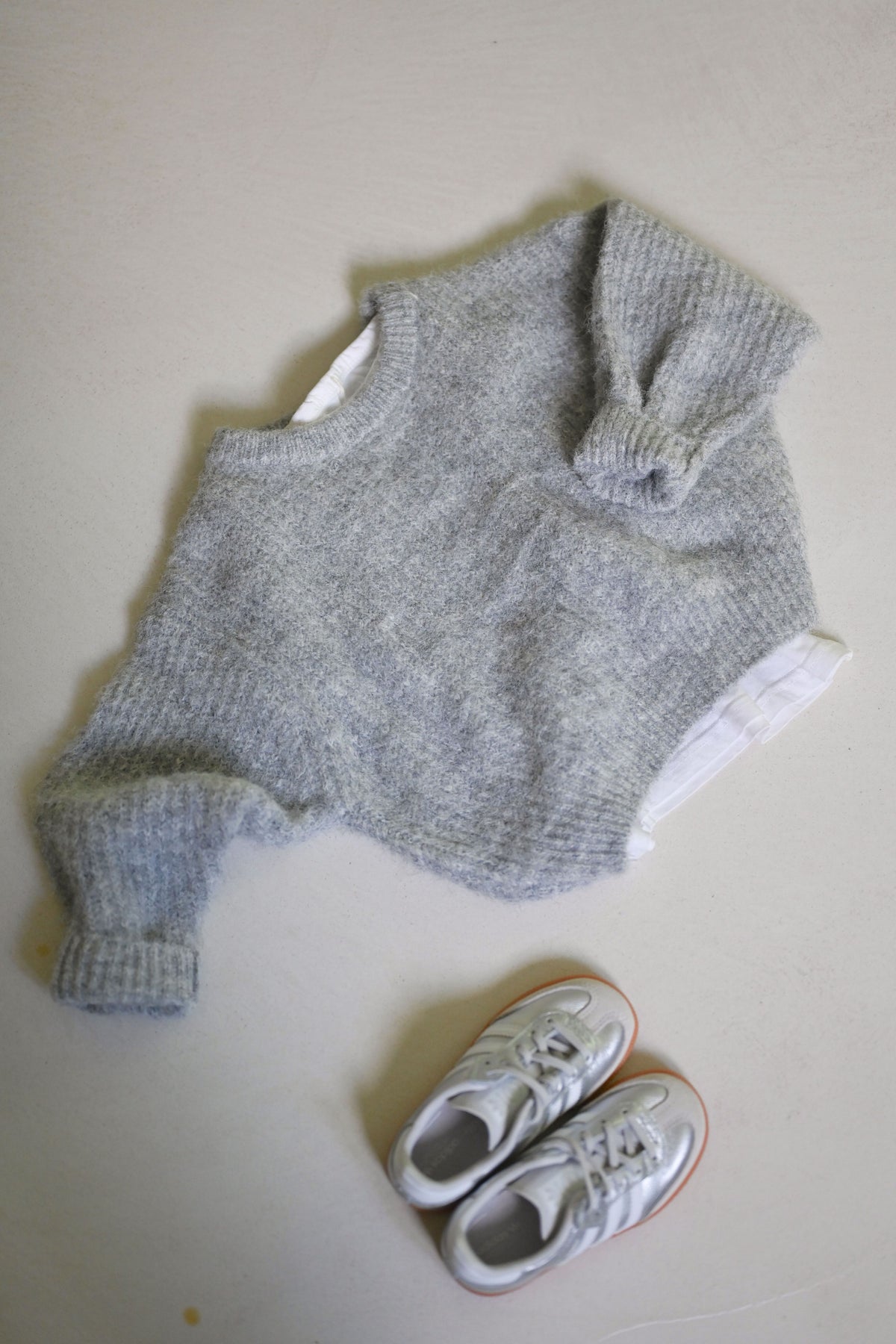 Pull Daphné - gris clair