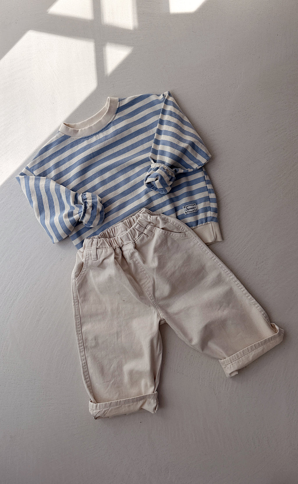 Pull Georges - bleu à lignes