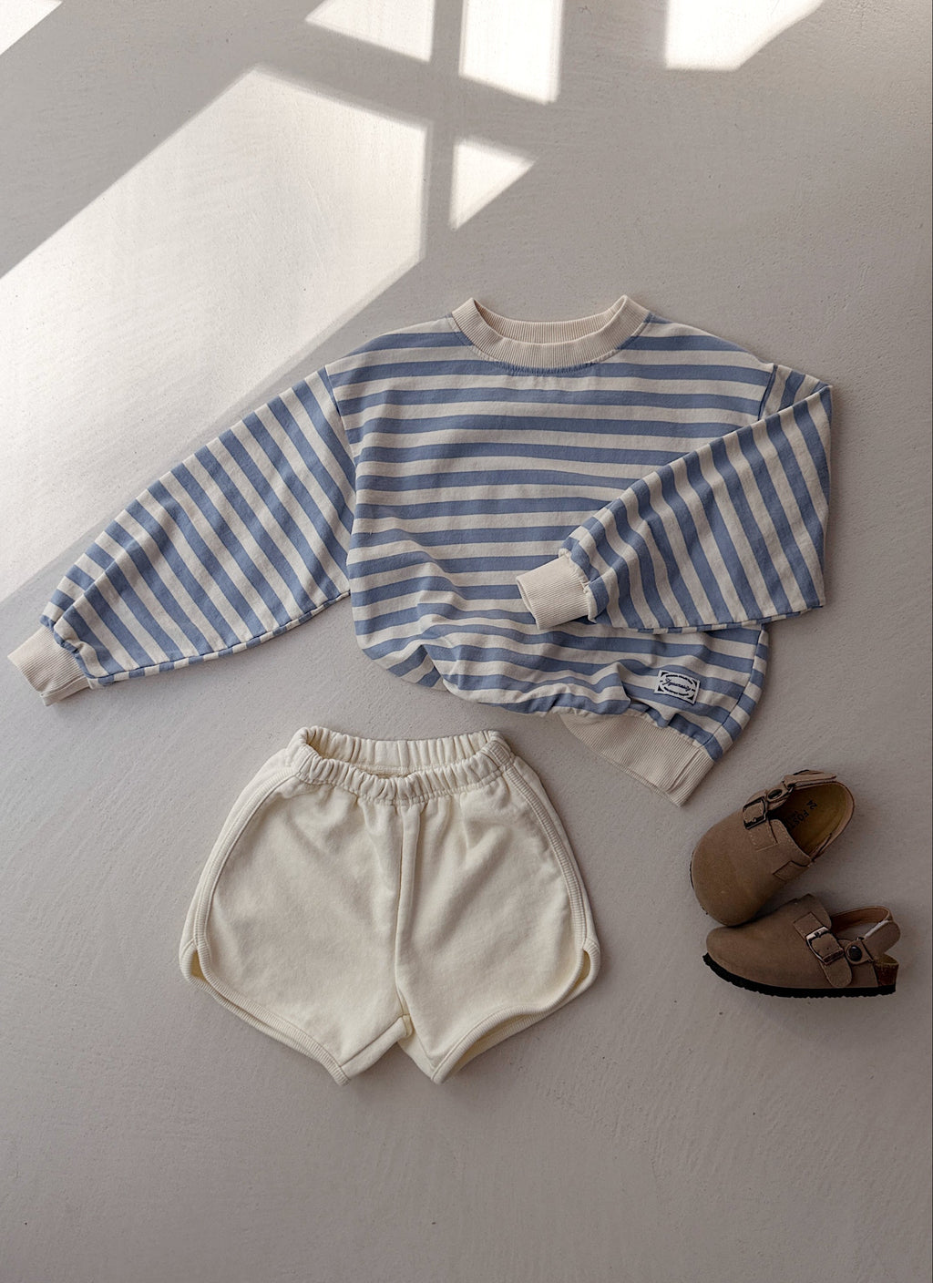 Pull Georges - bleu à lignes