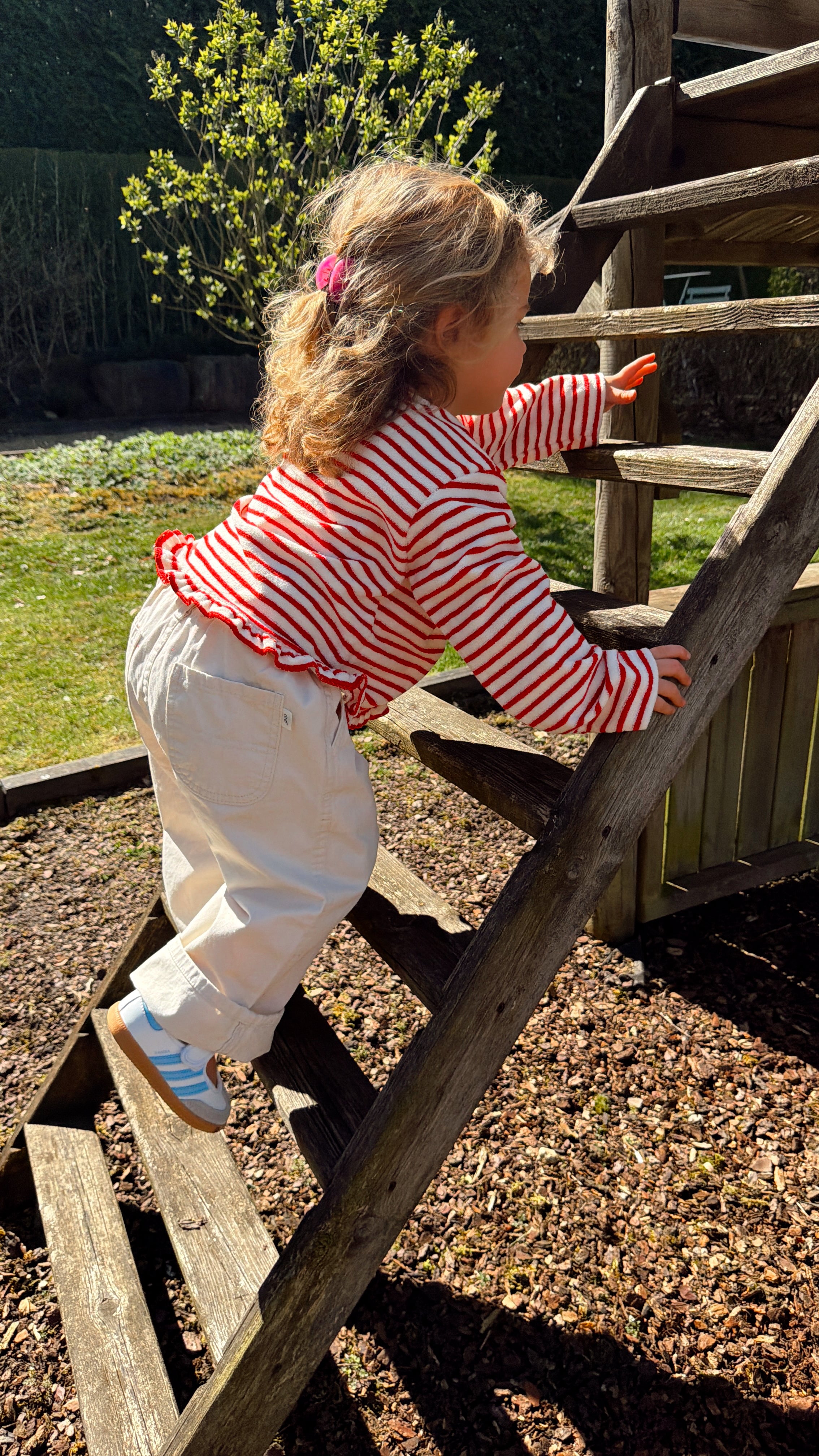 Pull Marina - rouge et écru