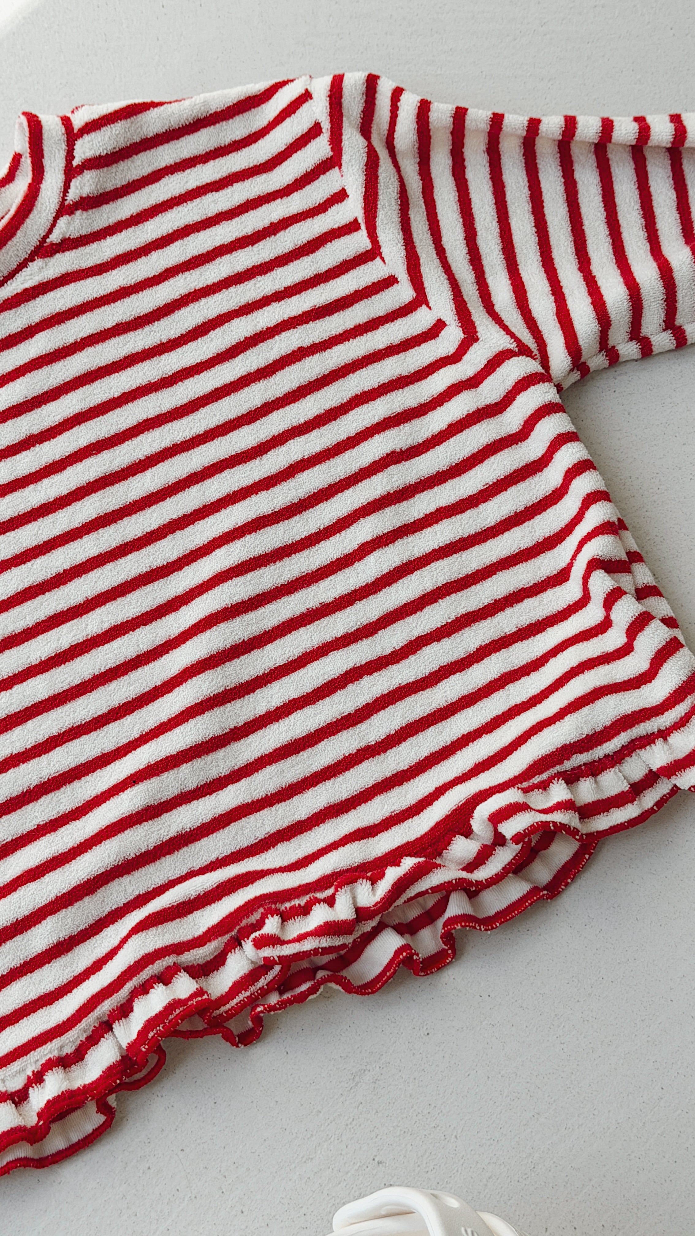 Pull Marina - rouge et écru