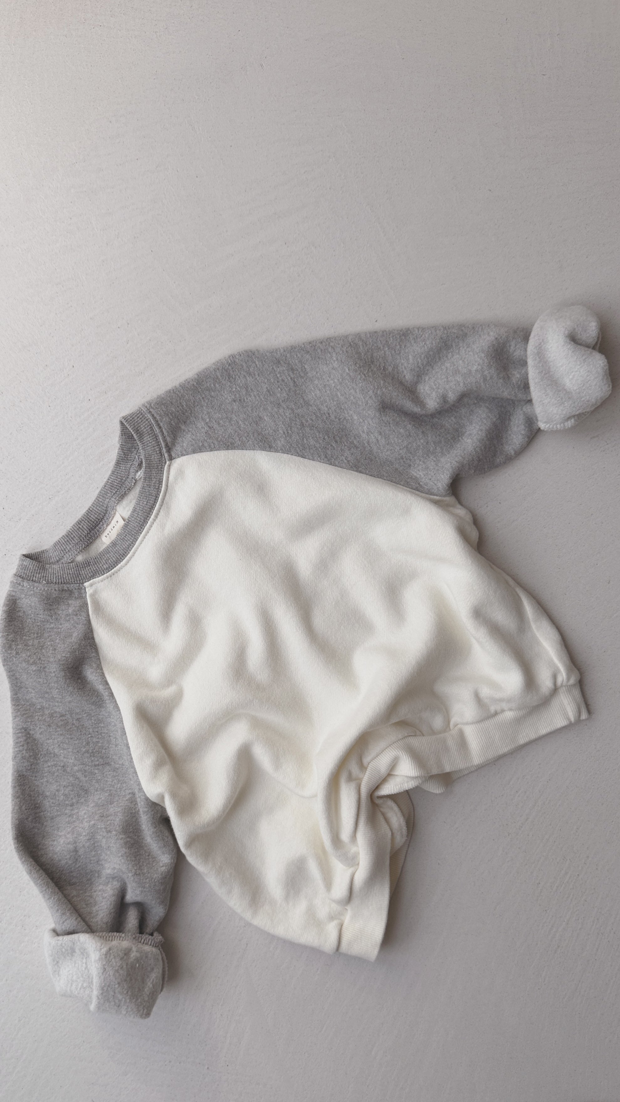 Pull Theo - gris et écru
