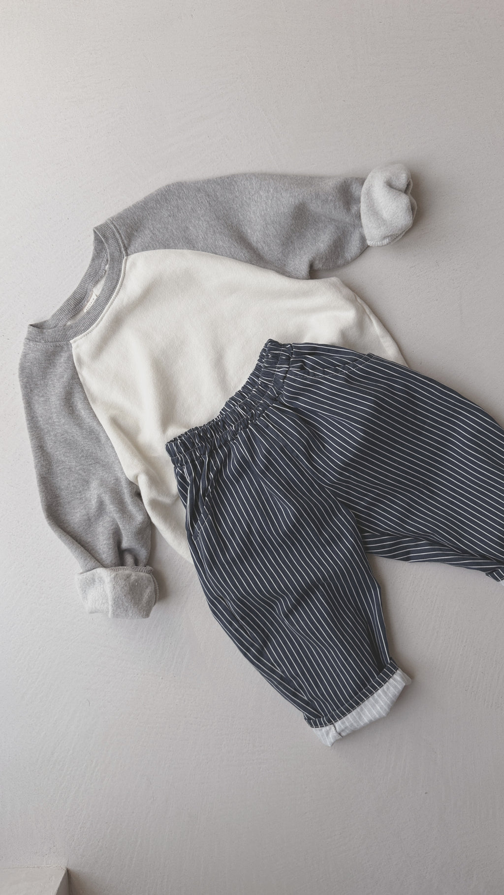 Pull Theo - gris et écru