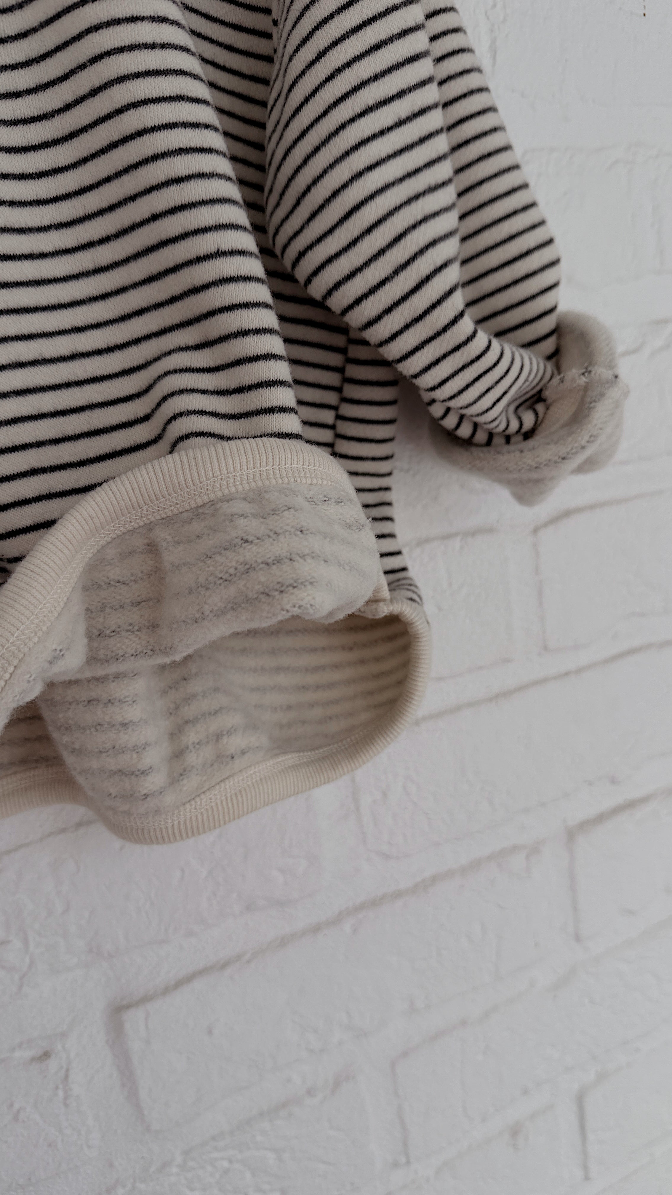 Pull Cleo - écru et bleu