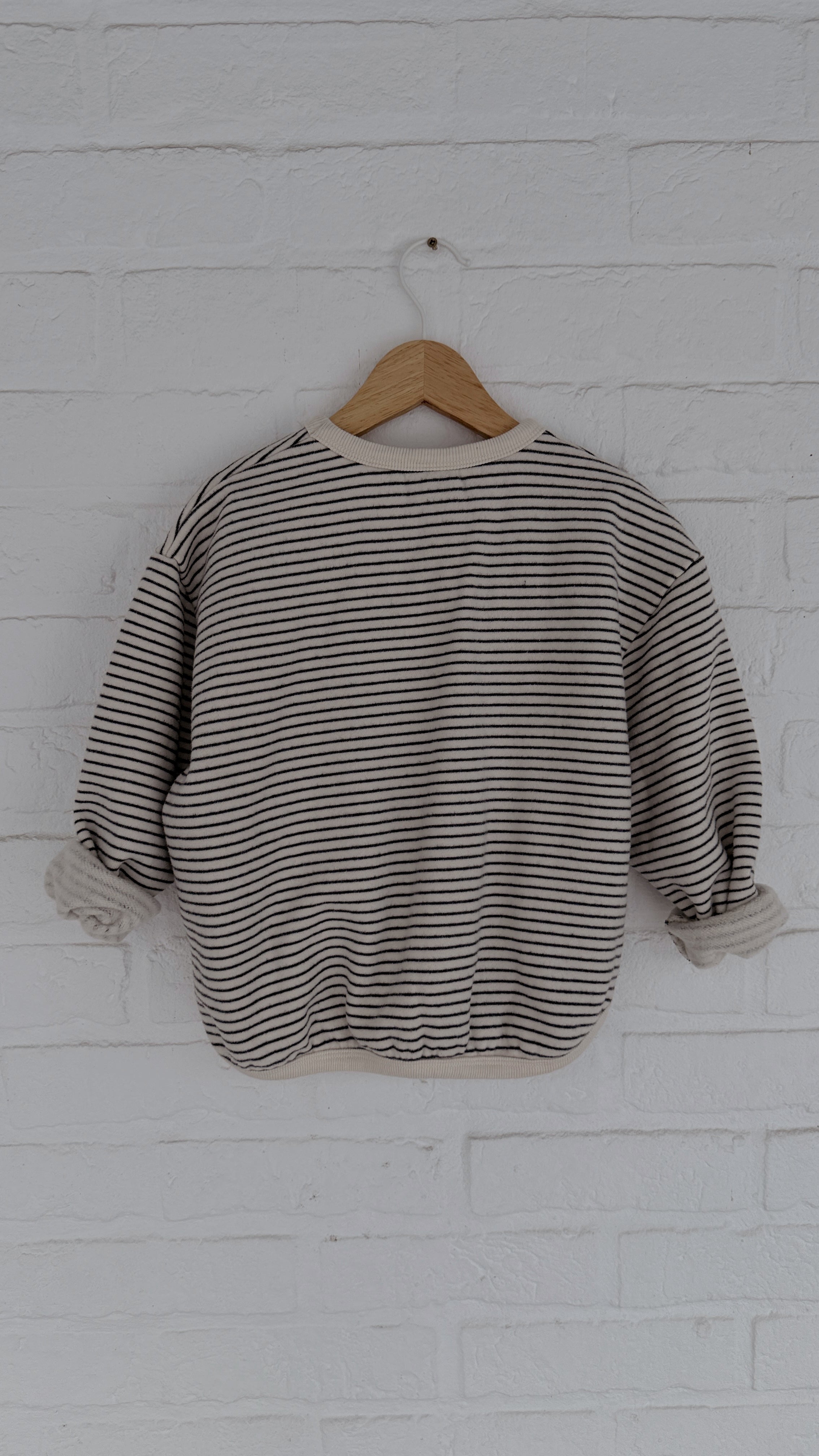 Pull Cleo - écru et bleu