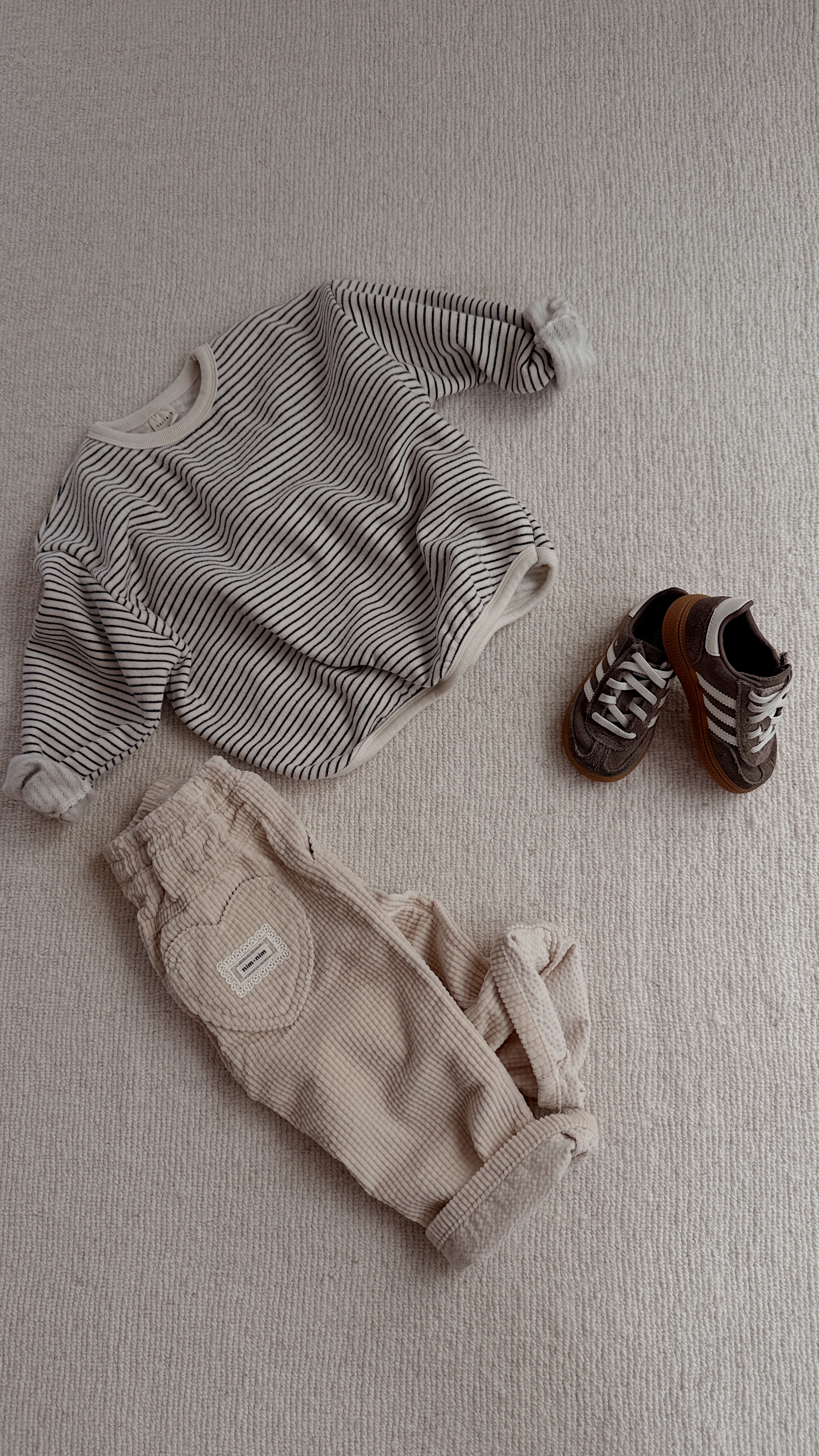 Pull Cleo - écru et bleu