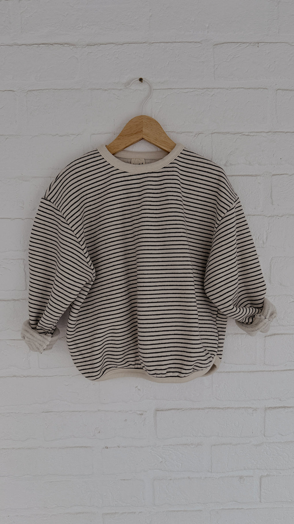 Pull Cleo - écru et bleu