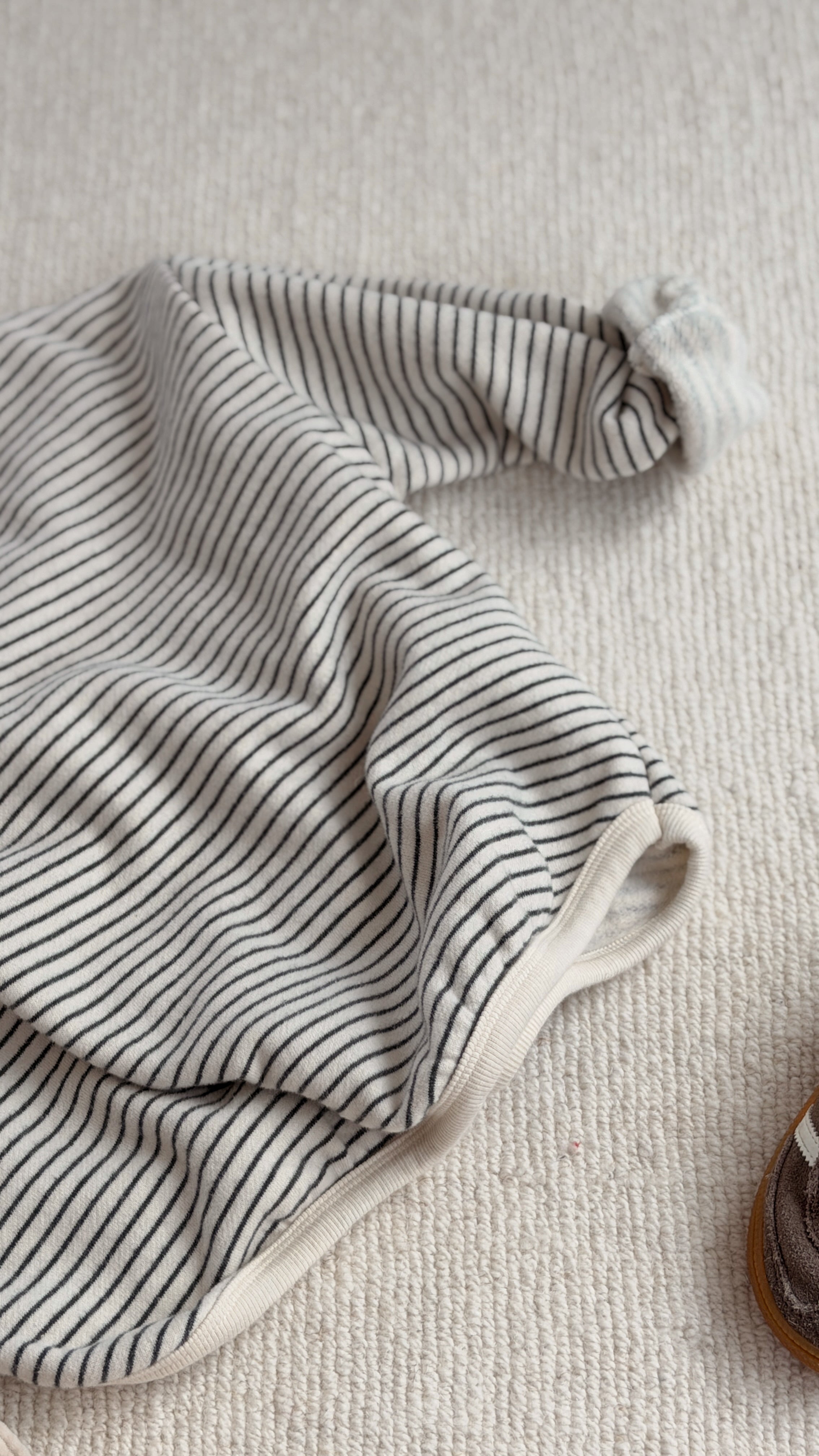 Pull Cleo - écru et bleu