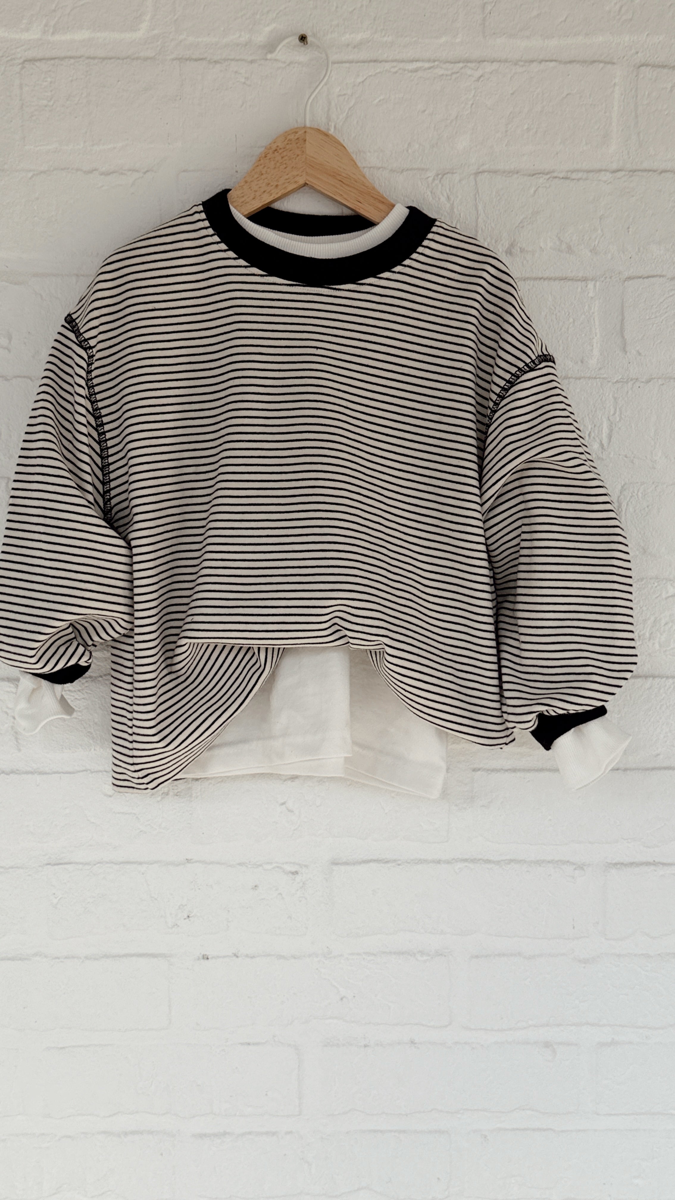 Pull Livia - noir et blanc