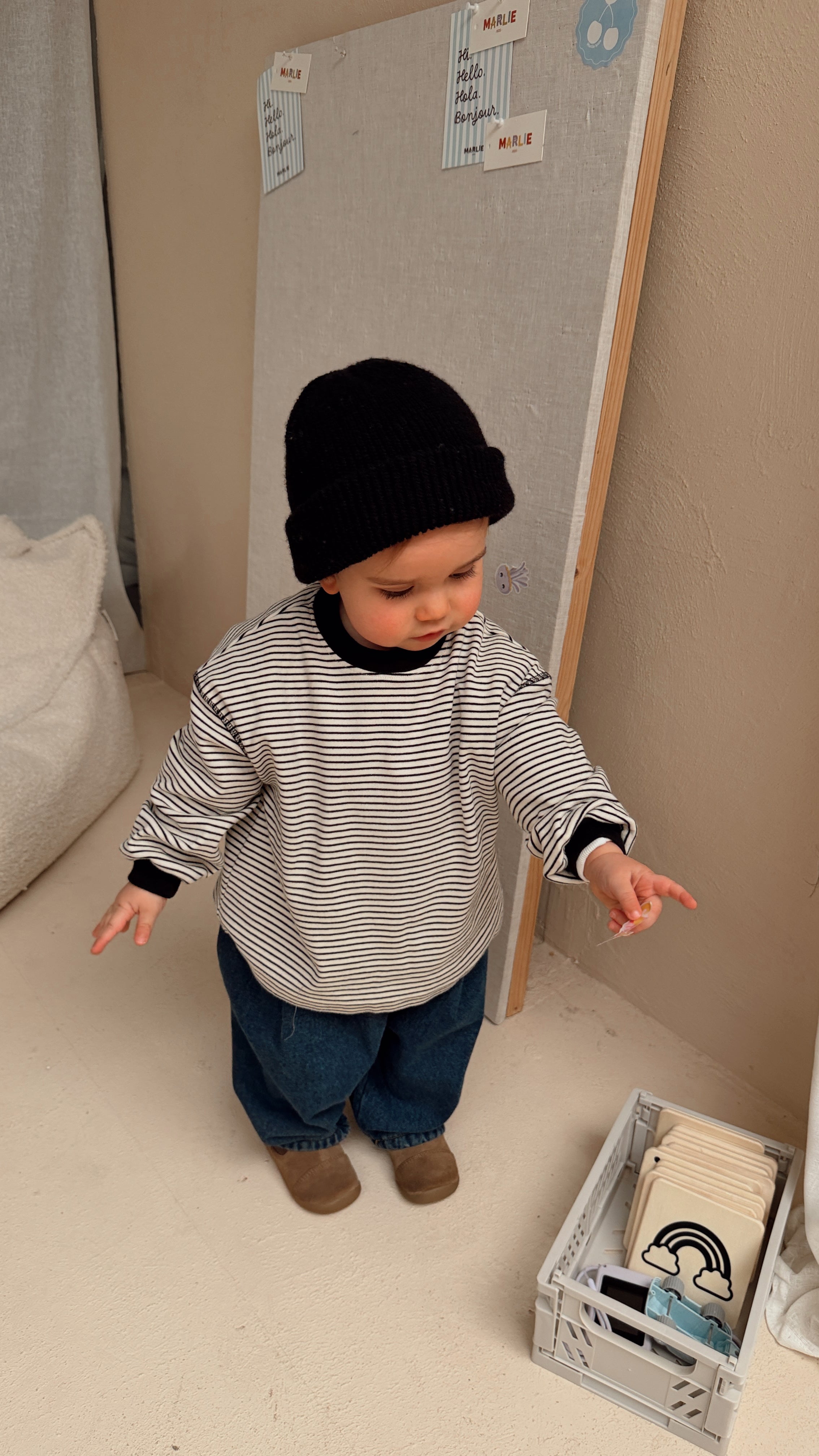Pull Livia - noir et blanc