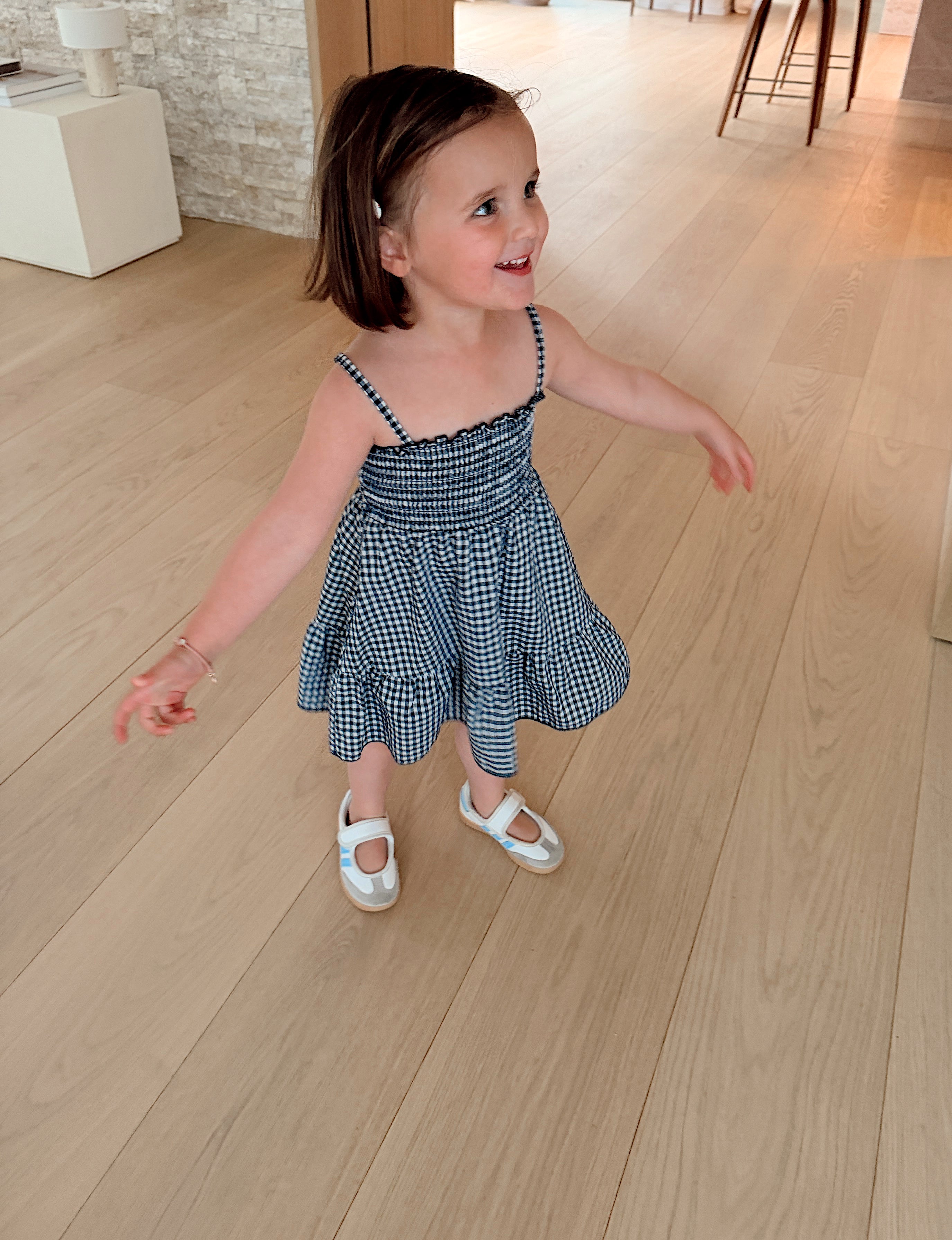 Robe Audrey - vichy bleu