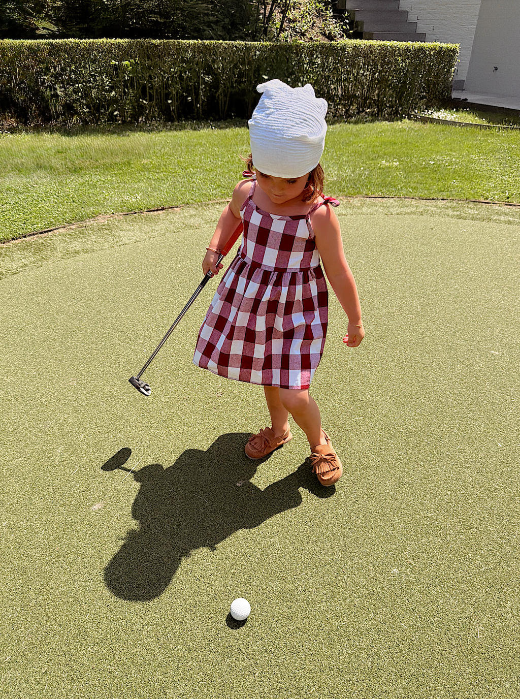 Olga dress - red plaid