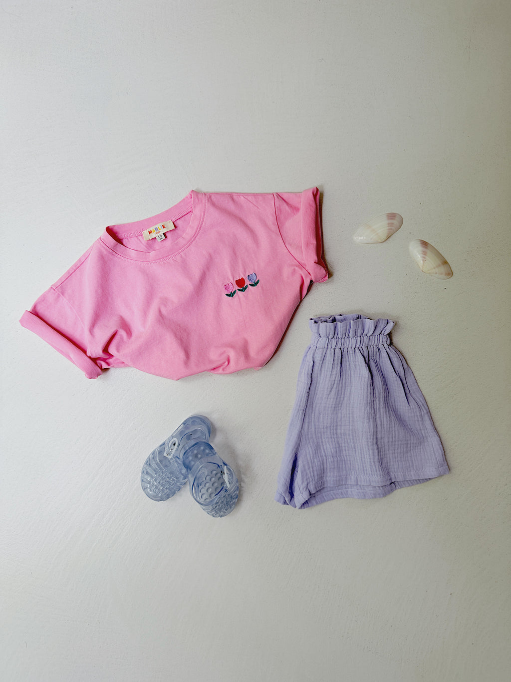 Short Danaé - mauve