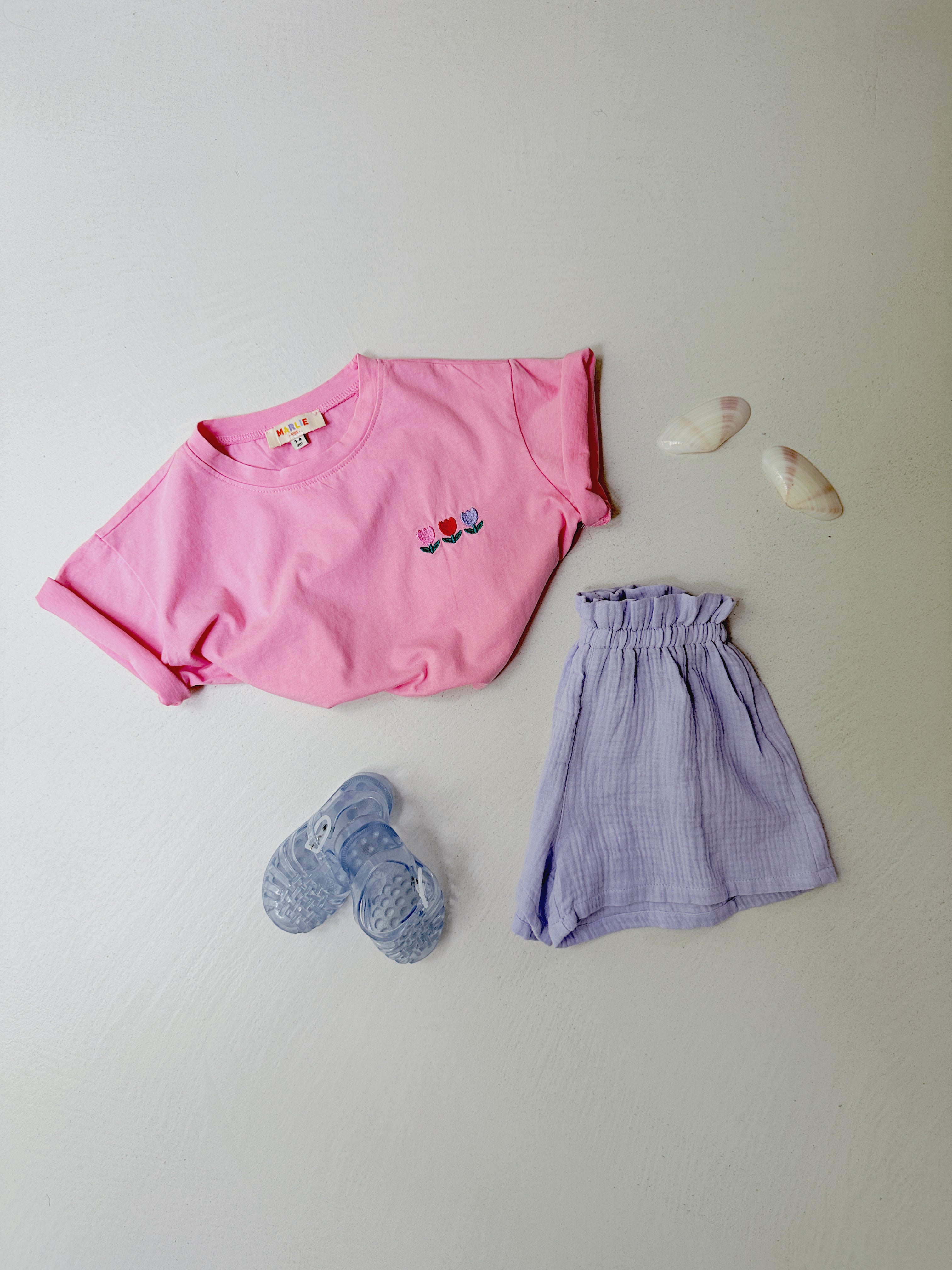 Short Danaé - mauve