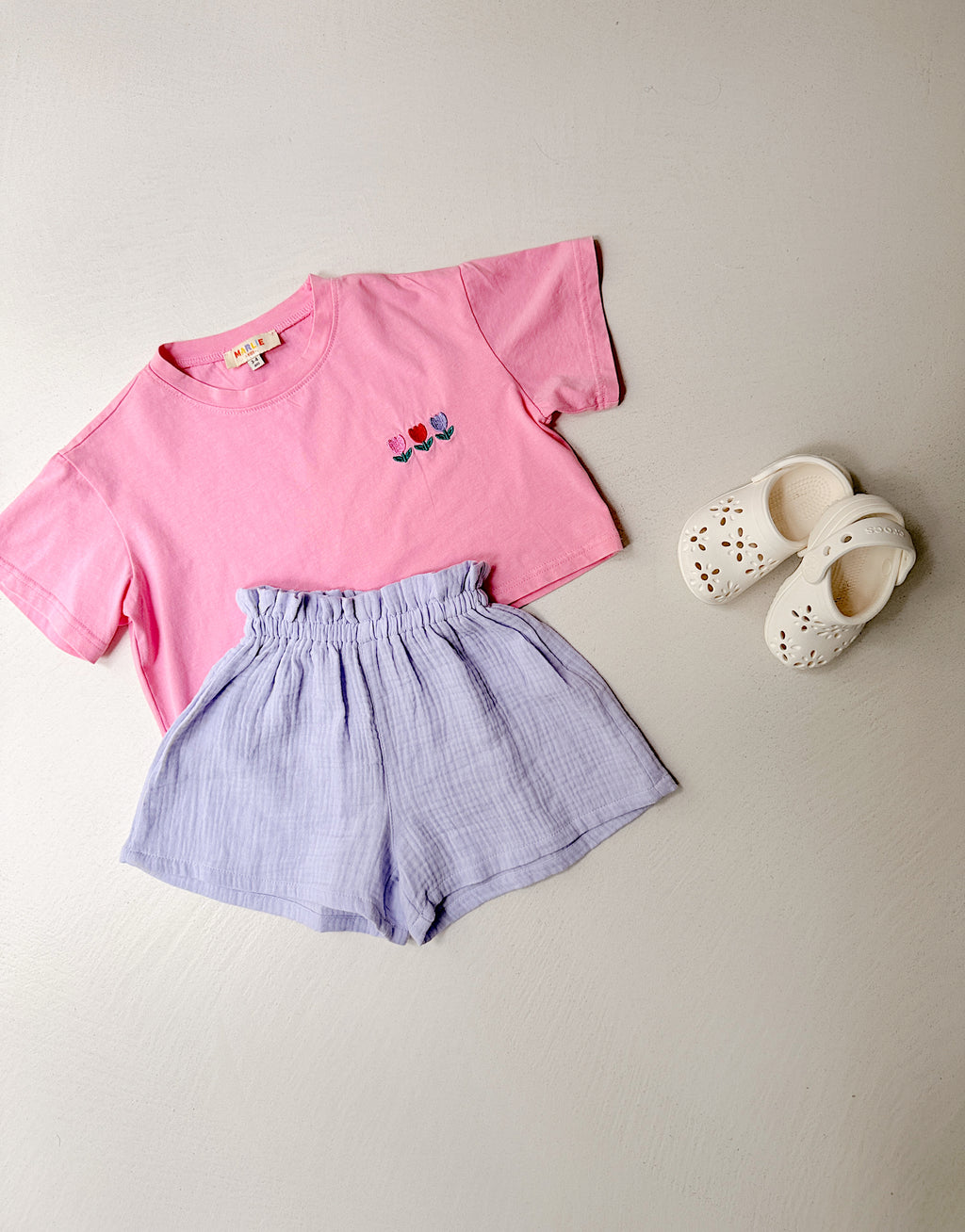 Short Danaé - mauve