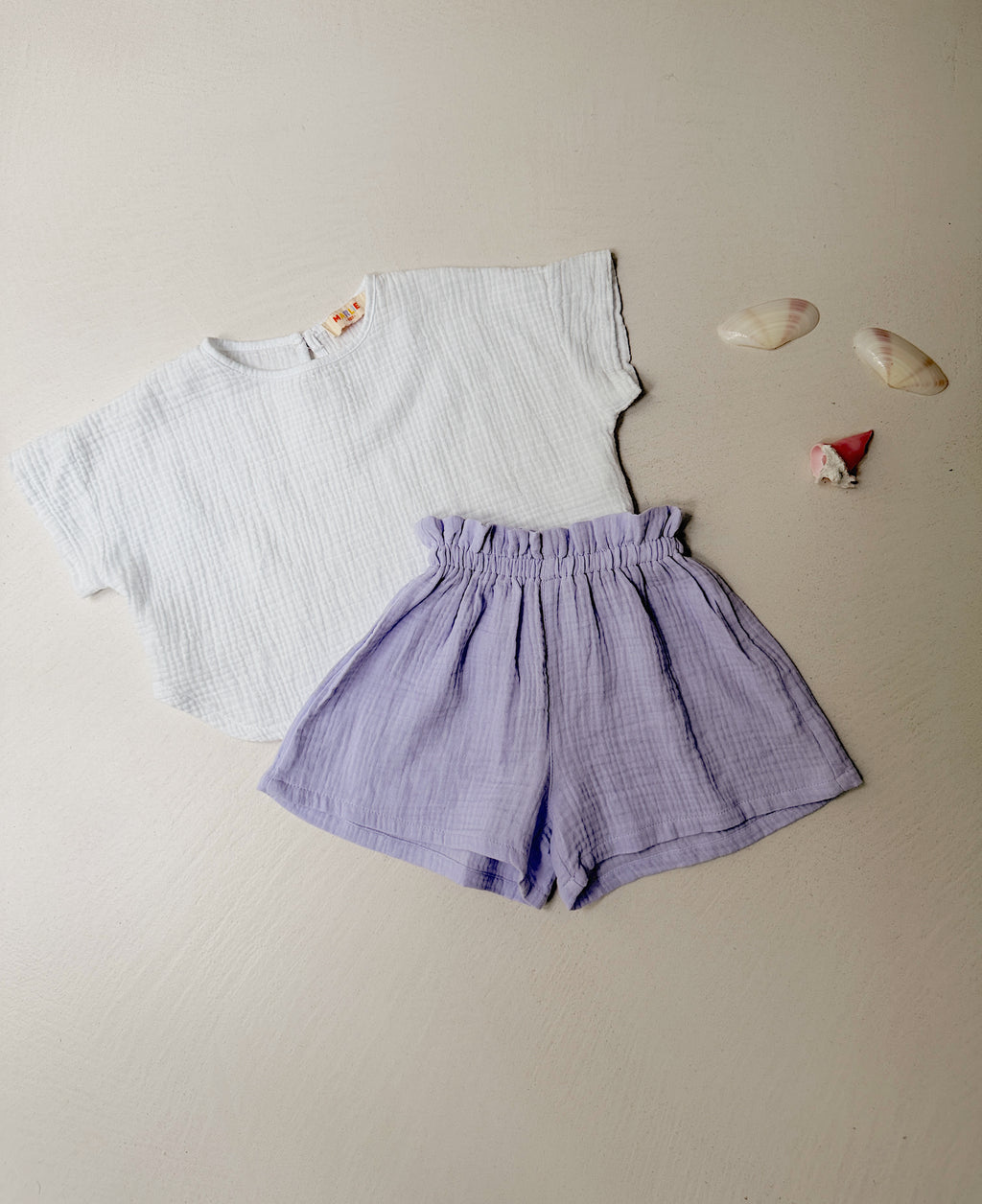 Short Danaé - mauve