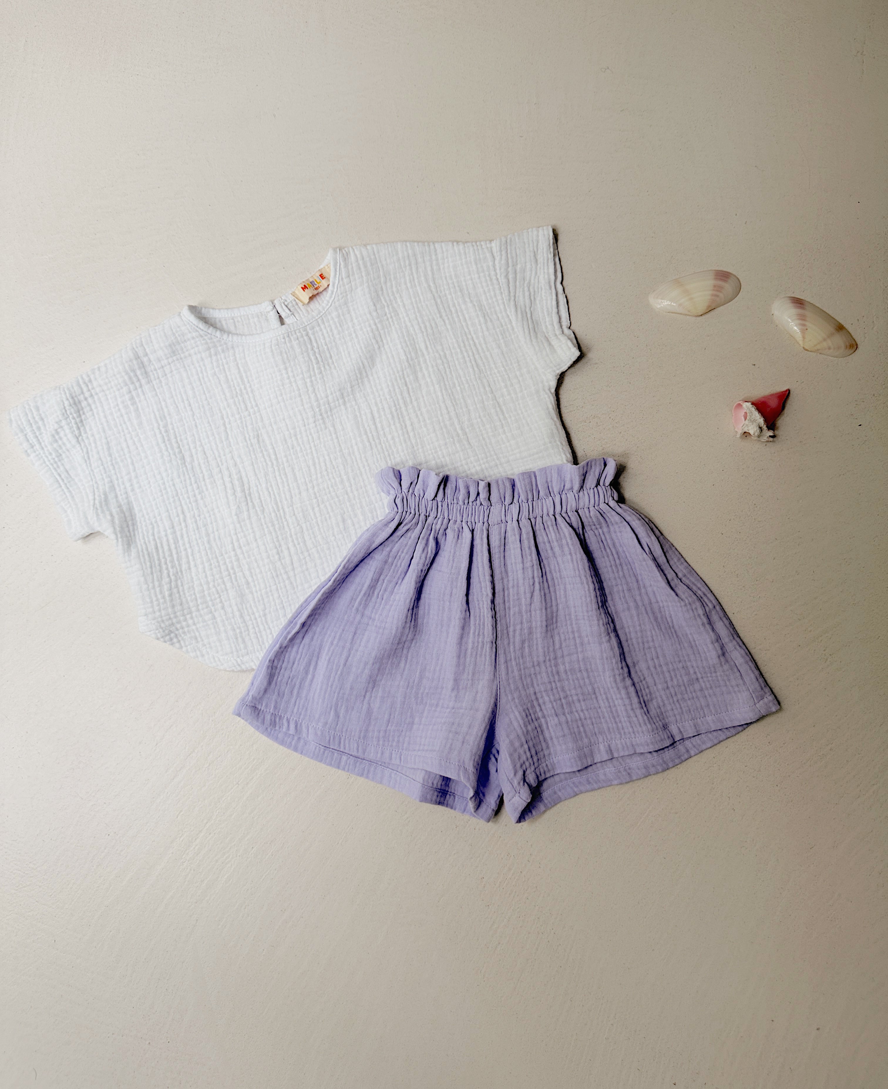 Short Danaé - mauve