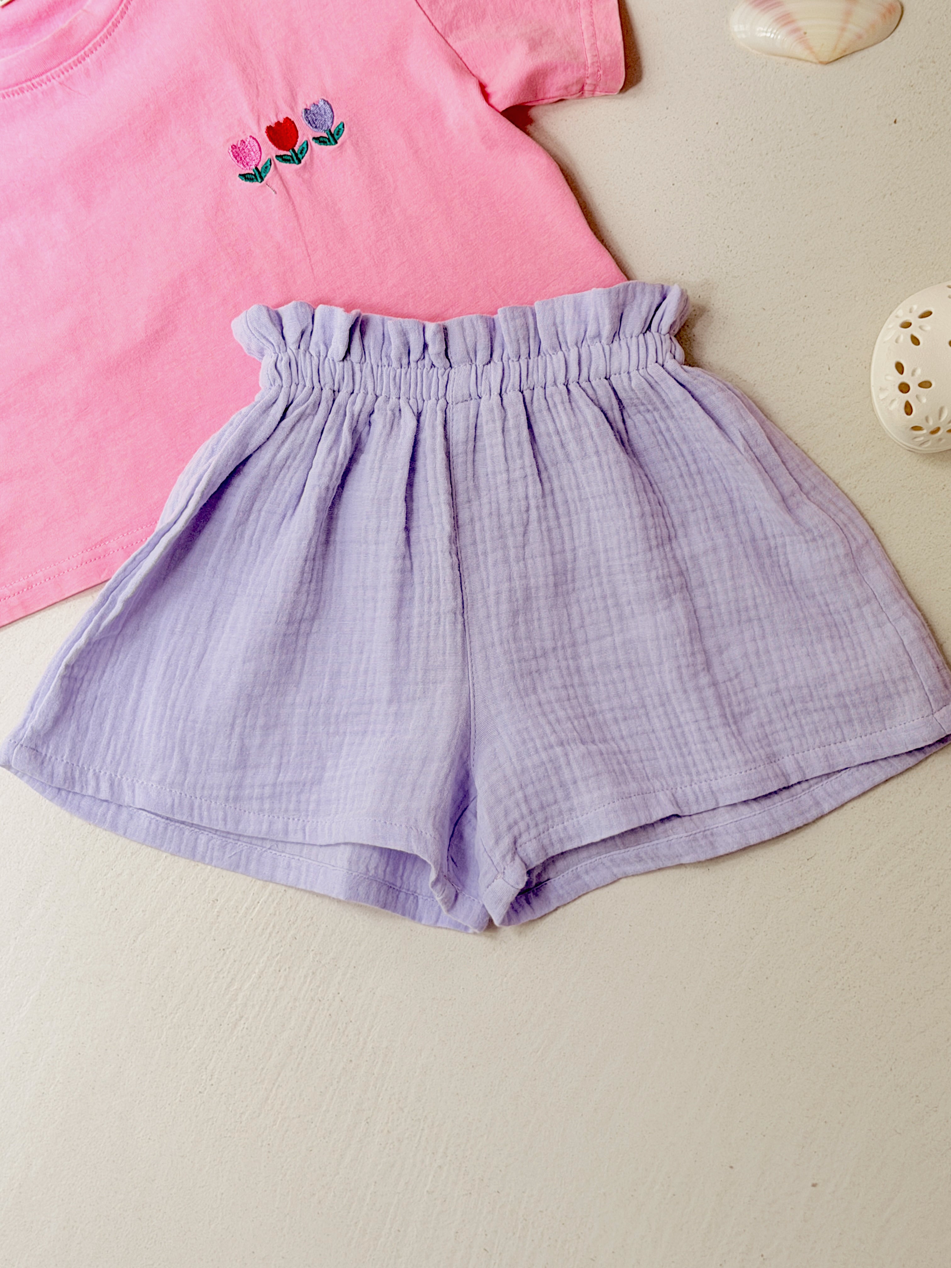 Short Danaé - mauve
