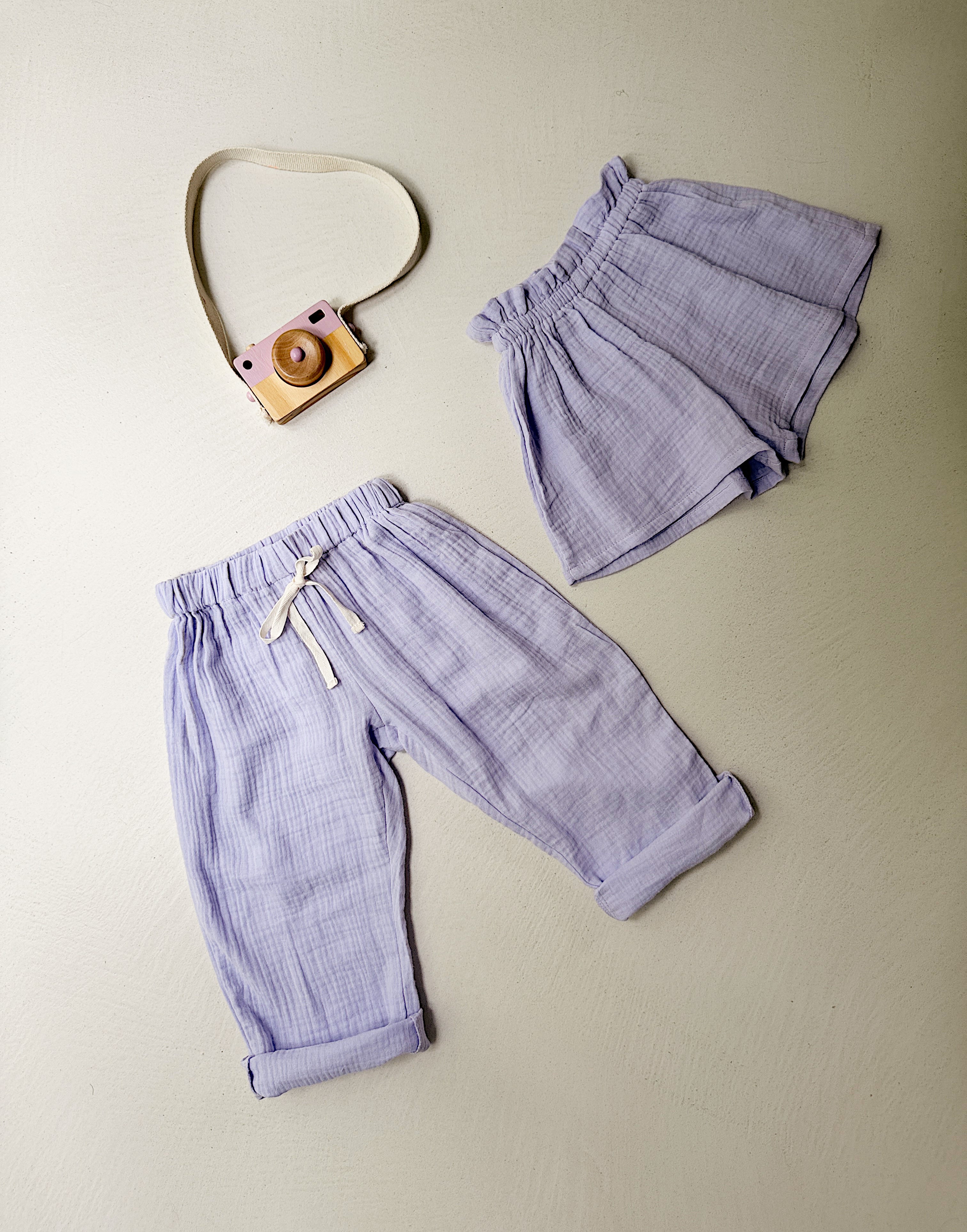 Short Danaé - mauve