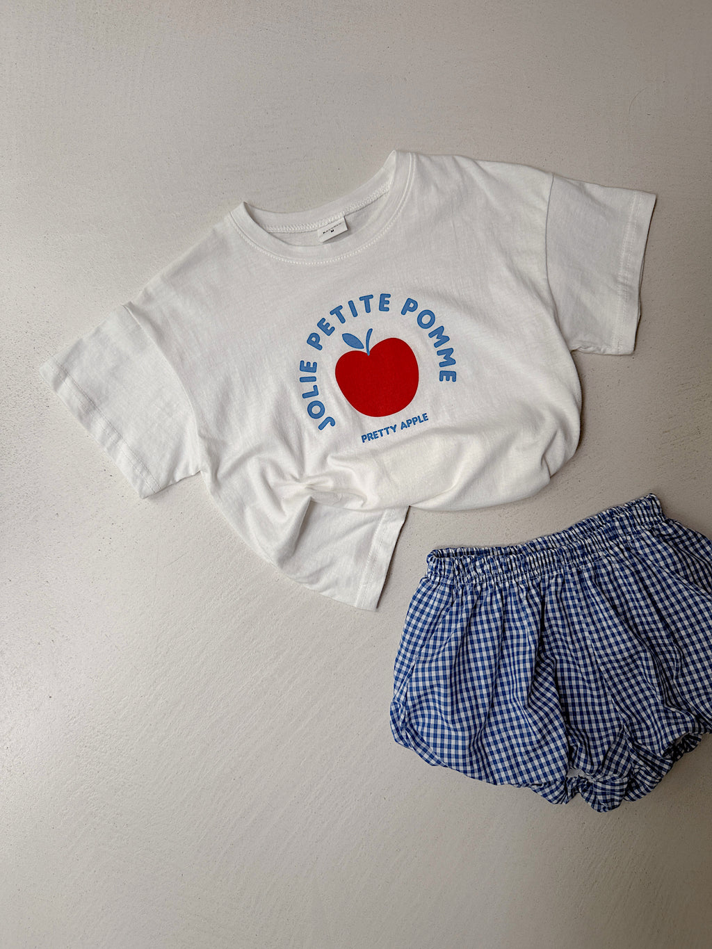 Giulia Shorts - blue gingham