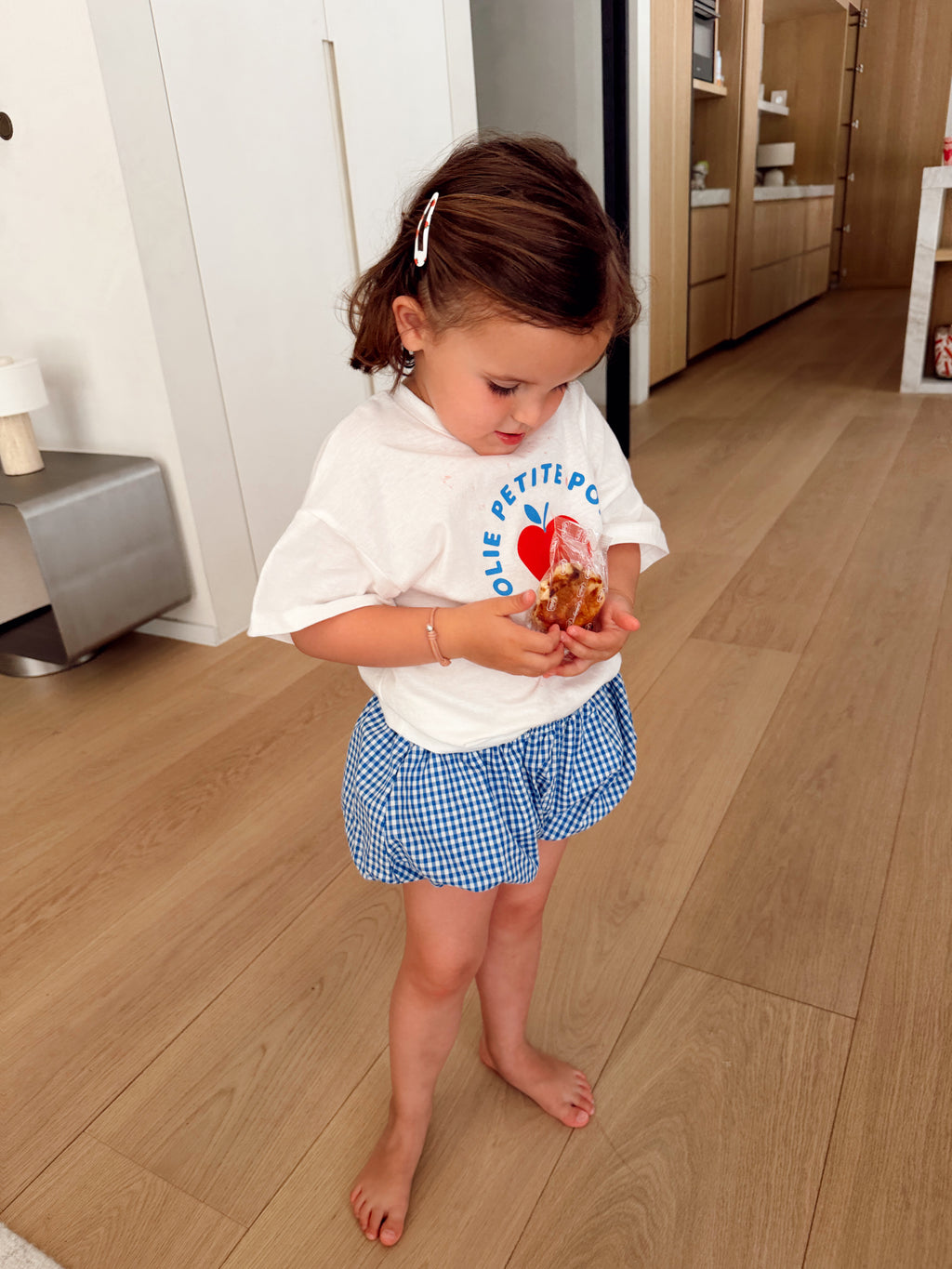 Giulia Shorts - blue gingham