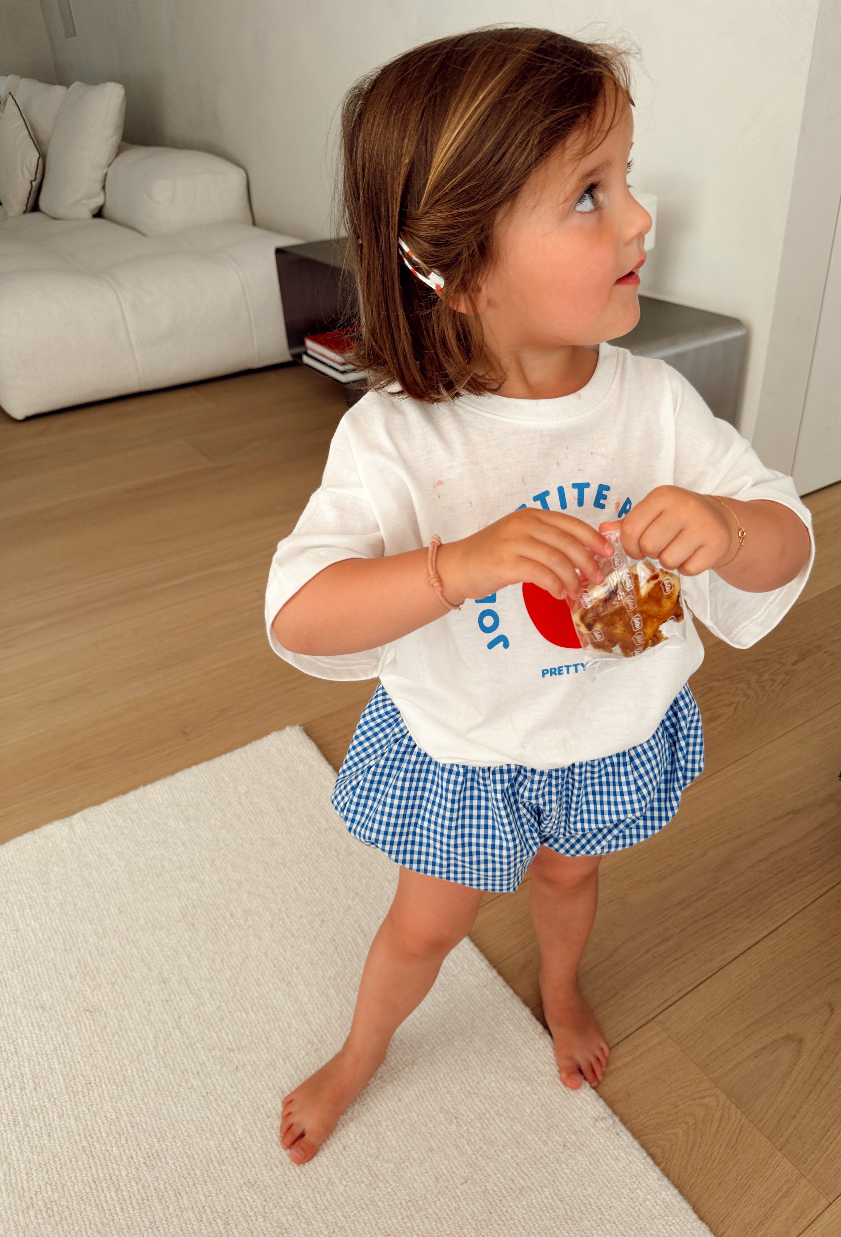 Giulia Shorts - blue gingham