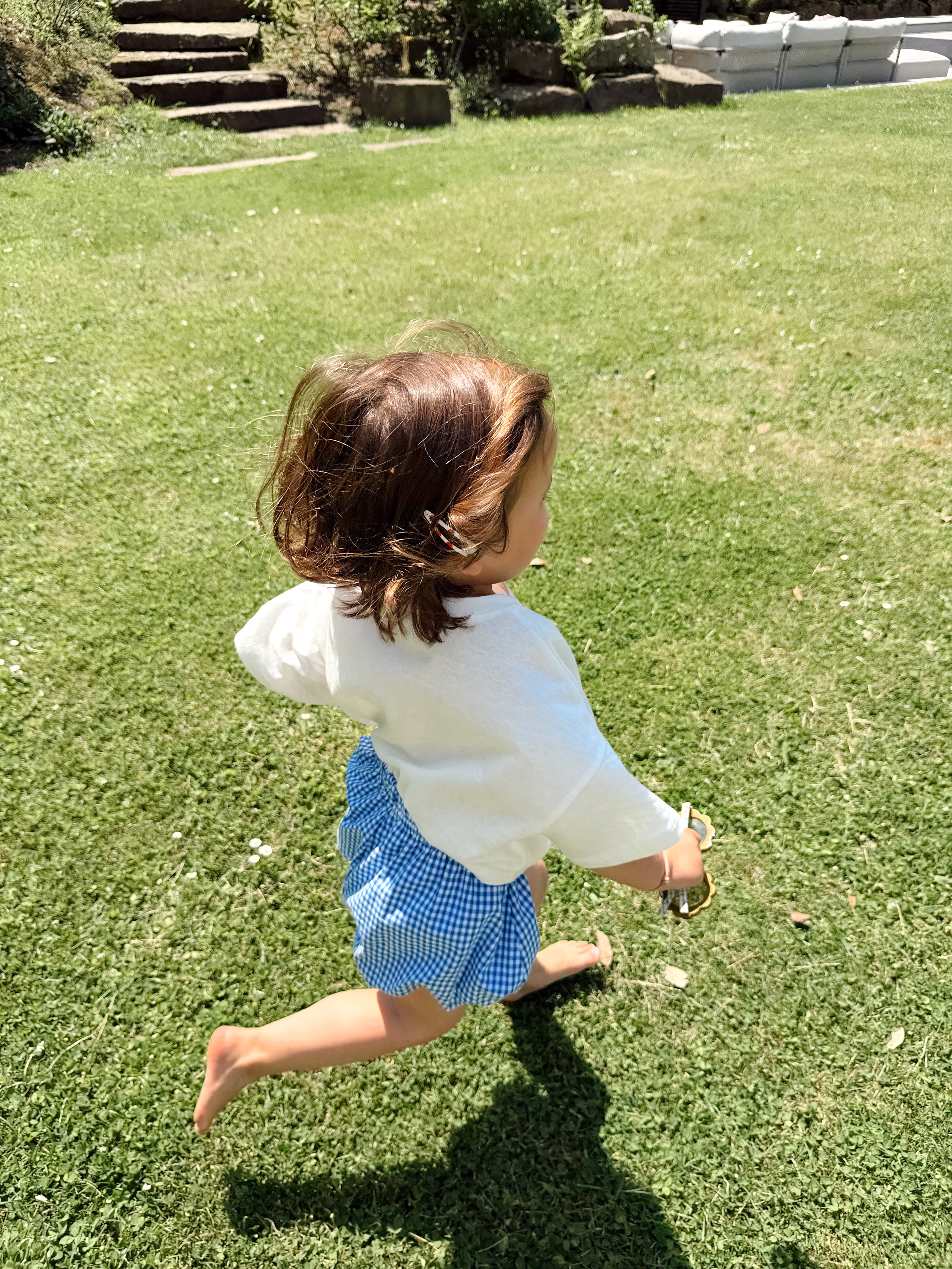 Giulia Shorts - blue gingham