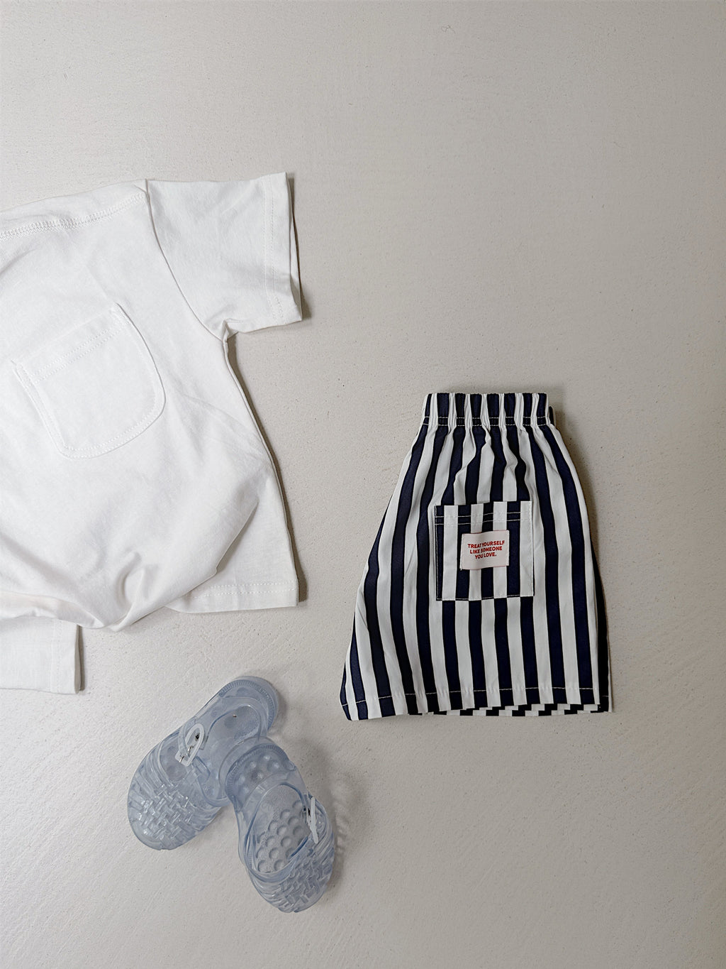 Short Josh - blue with stripes