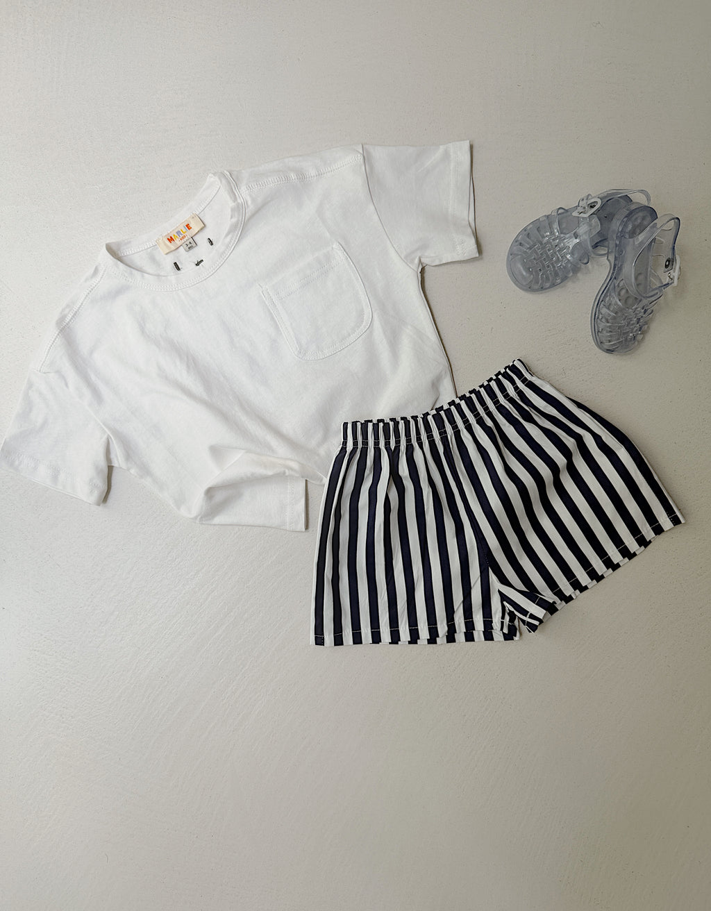 Short Josh - blue with stripes