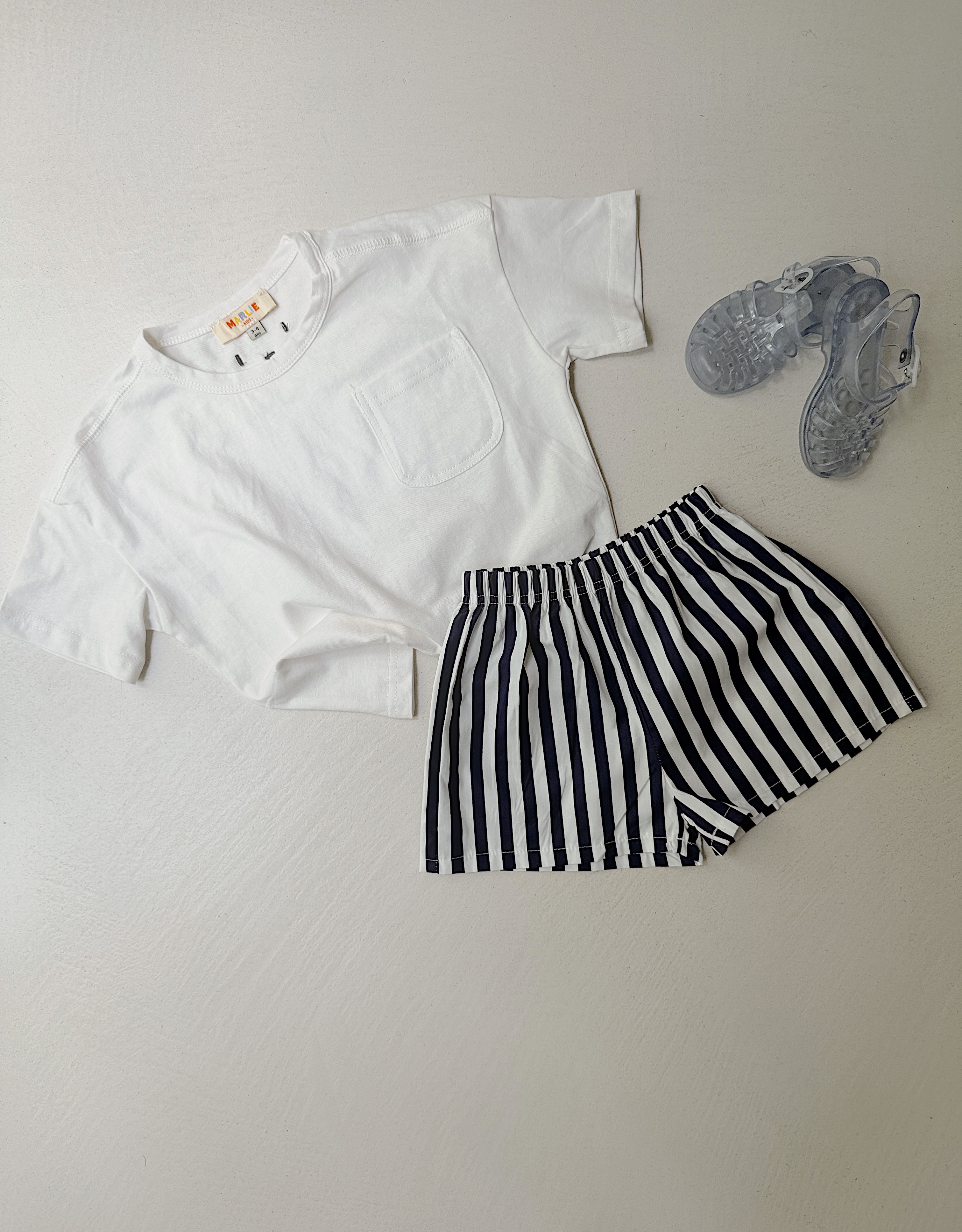 Short Josh - blue with stripes