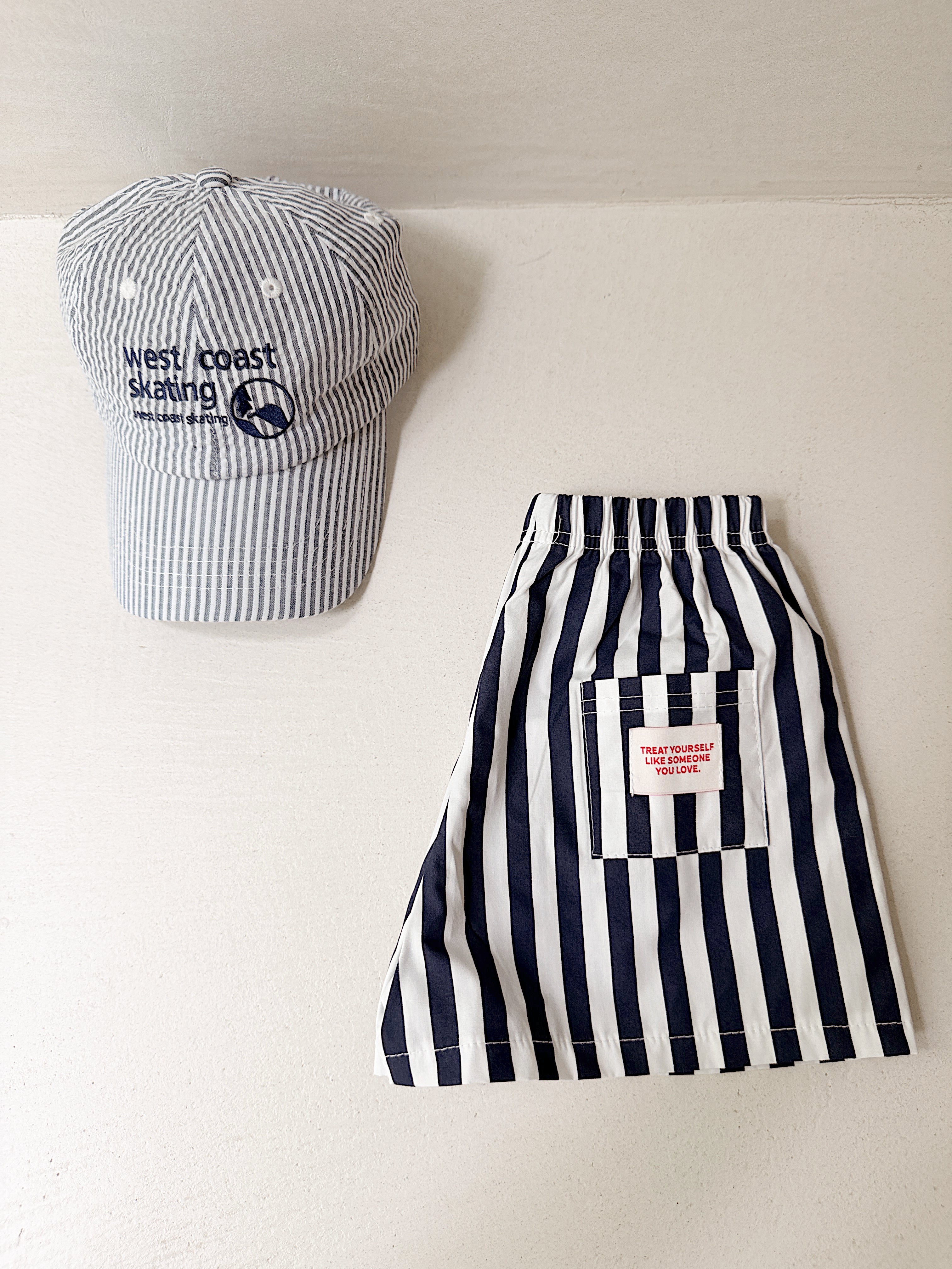 Short Josh - blue with stripes