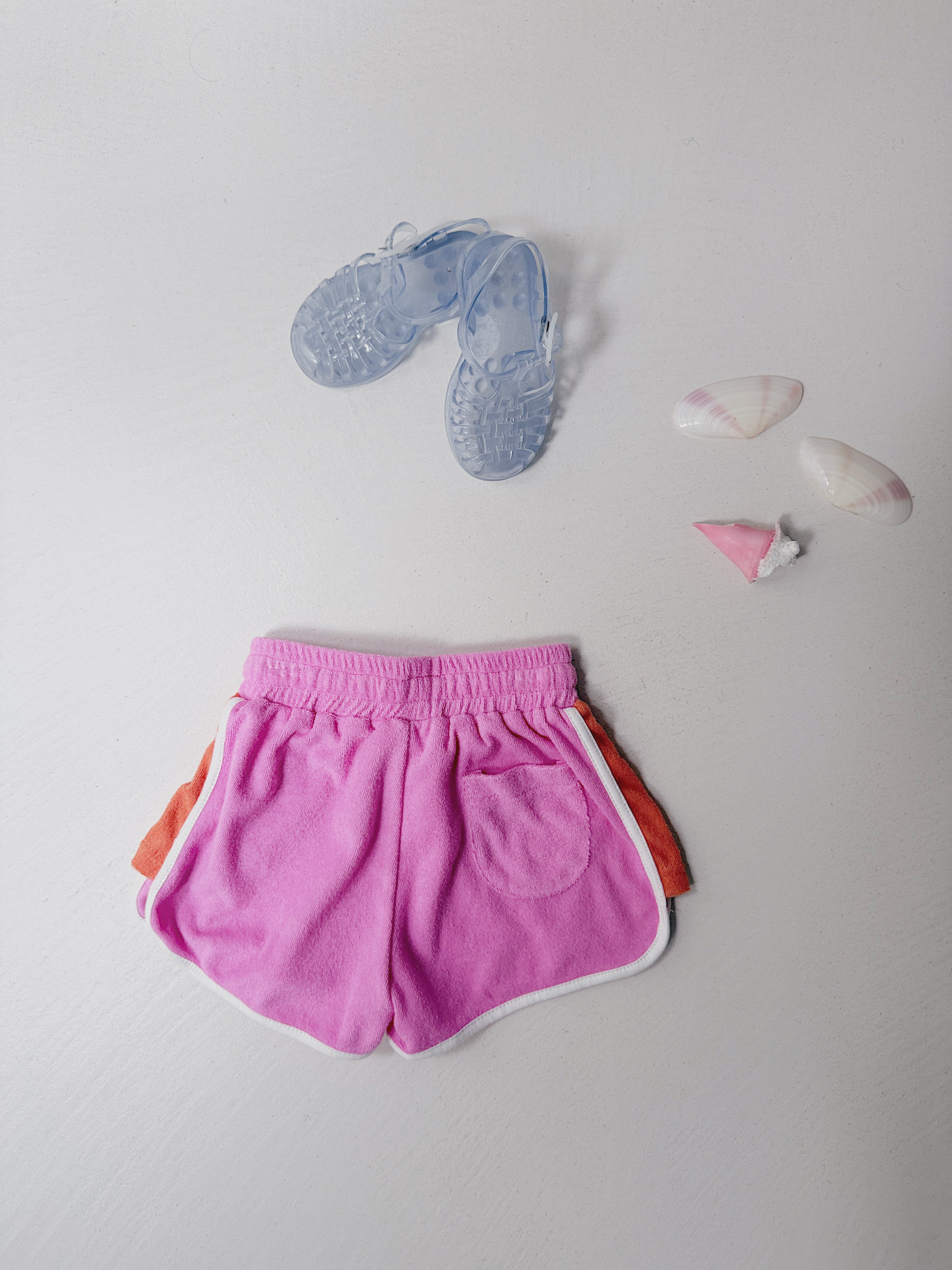 Lyvia shorts - pink and orange