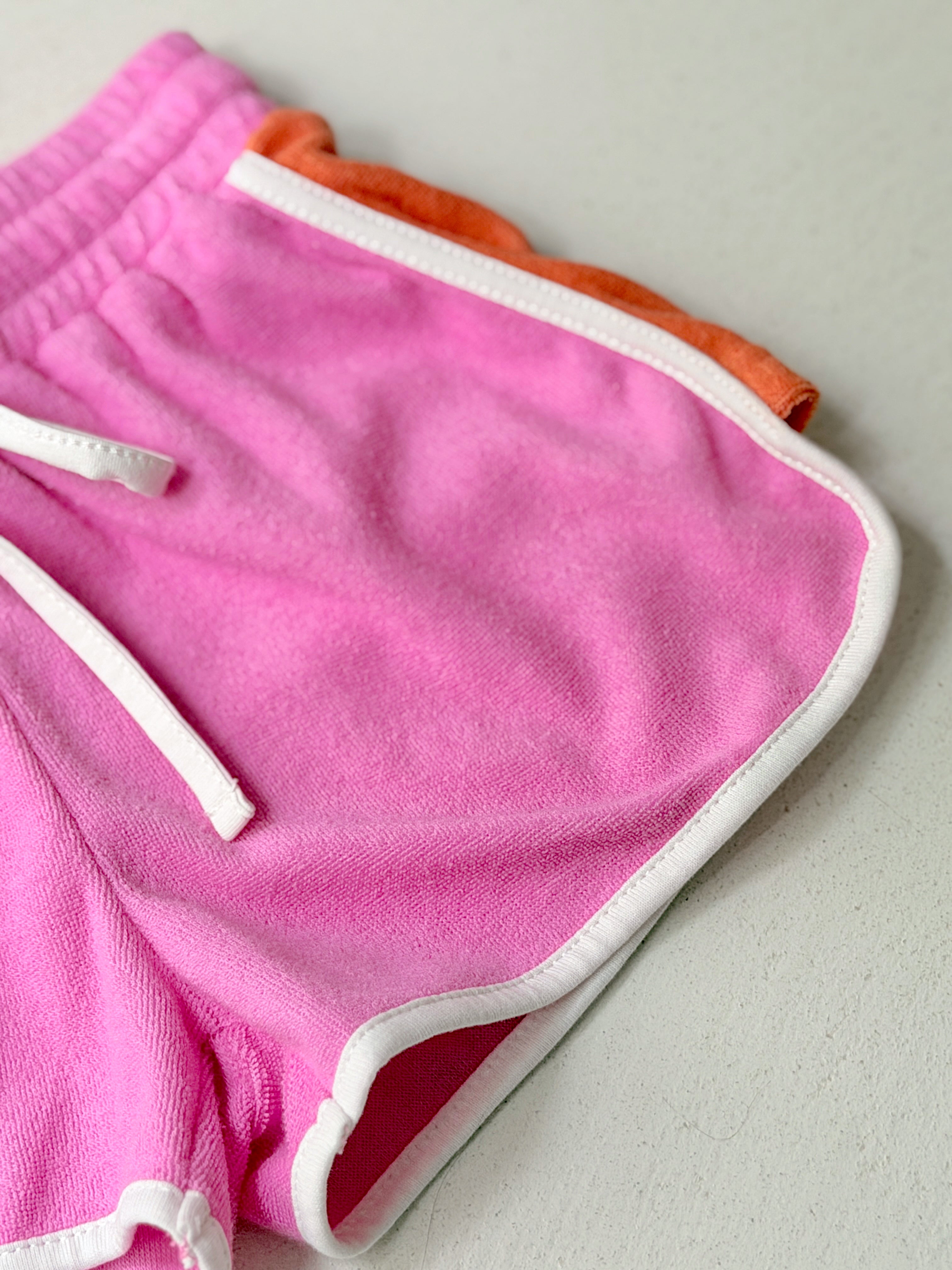 Lyvia shorts - pink and orange