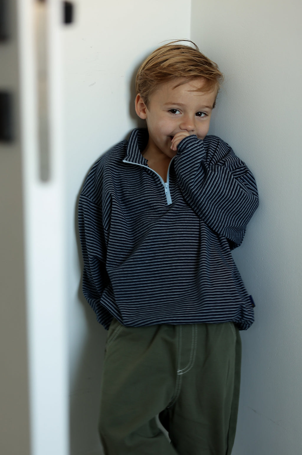 Elian sweatshirt - blue striped