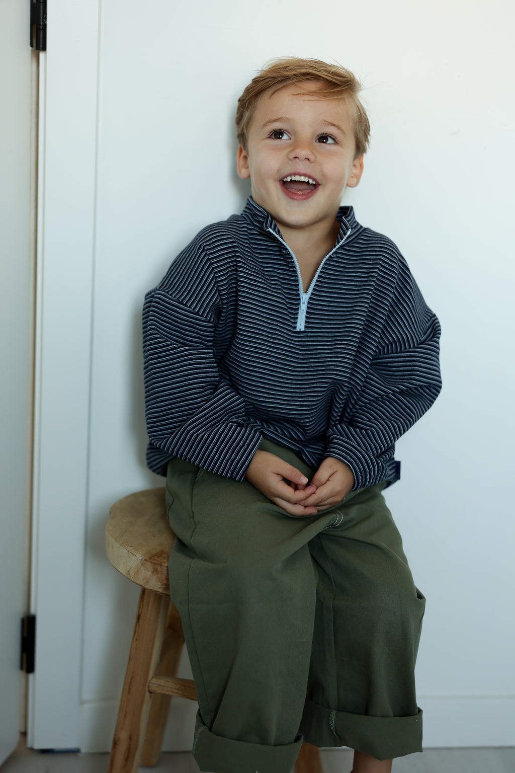 Elian sweatshirt - blue striped