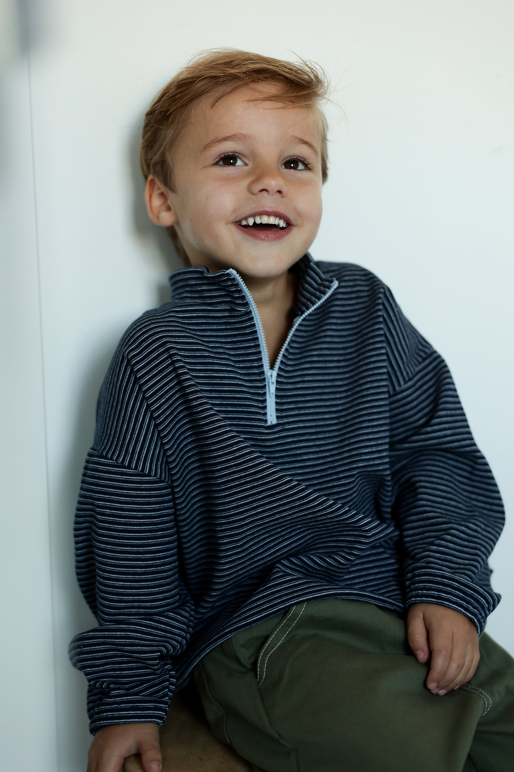 Elian sweatshirt - blue striped