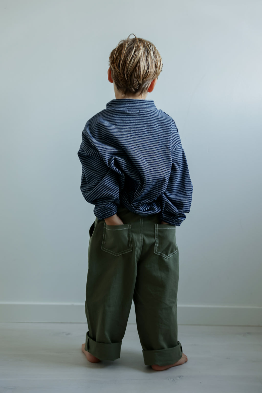 Elian sweatshirt - blue striped