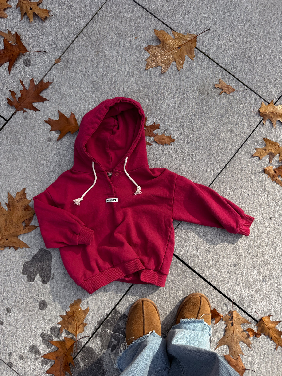 Sweat Ugo - bordeaux