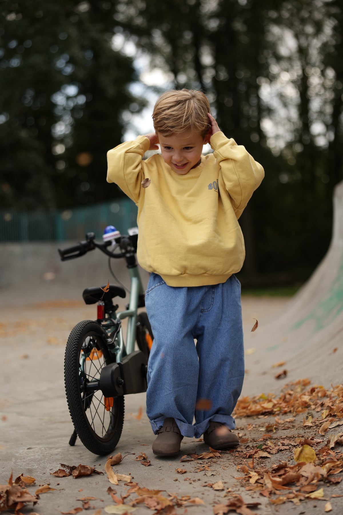 Sweatshirt Nathan - Yellow