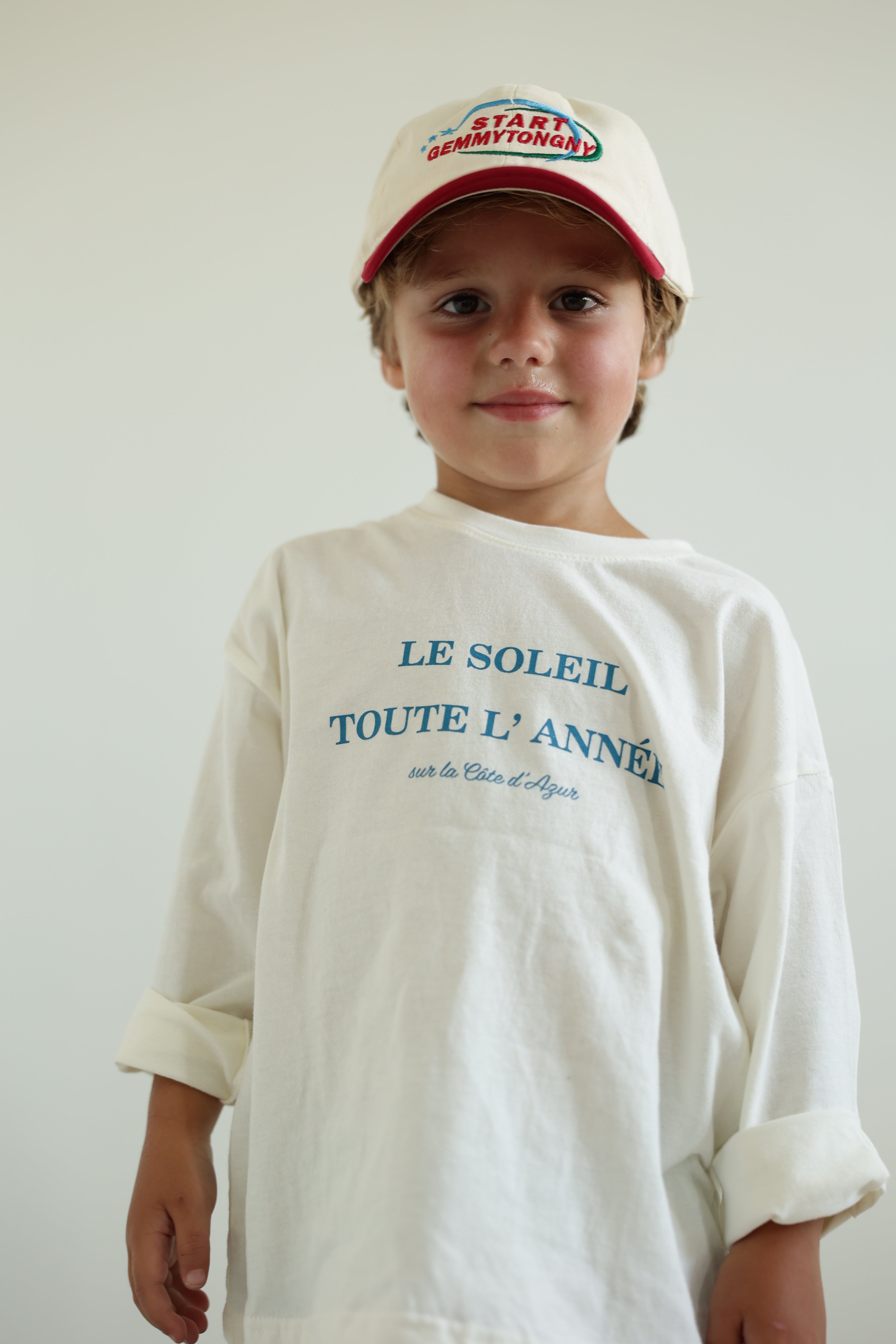 T-shirt Azur - écru