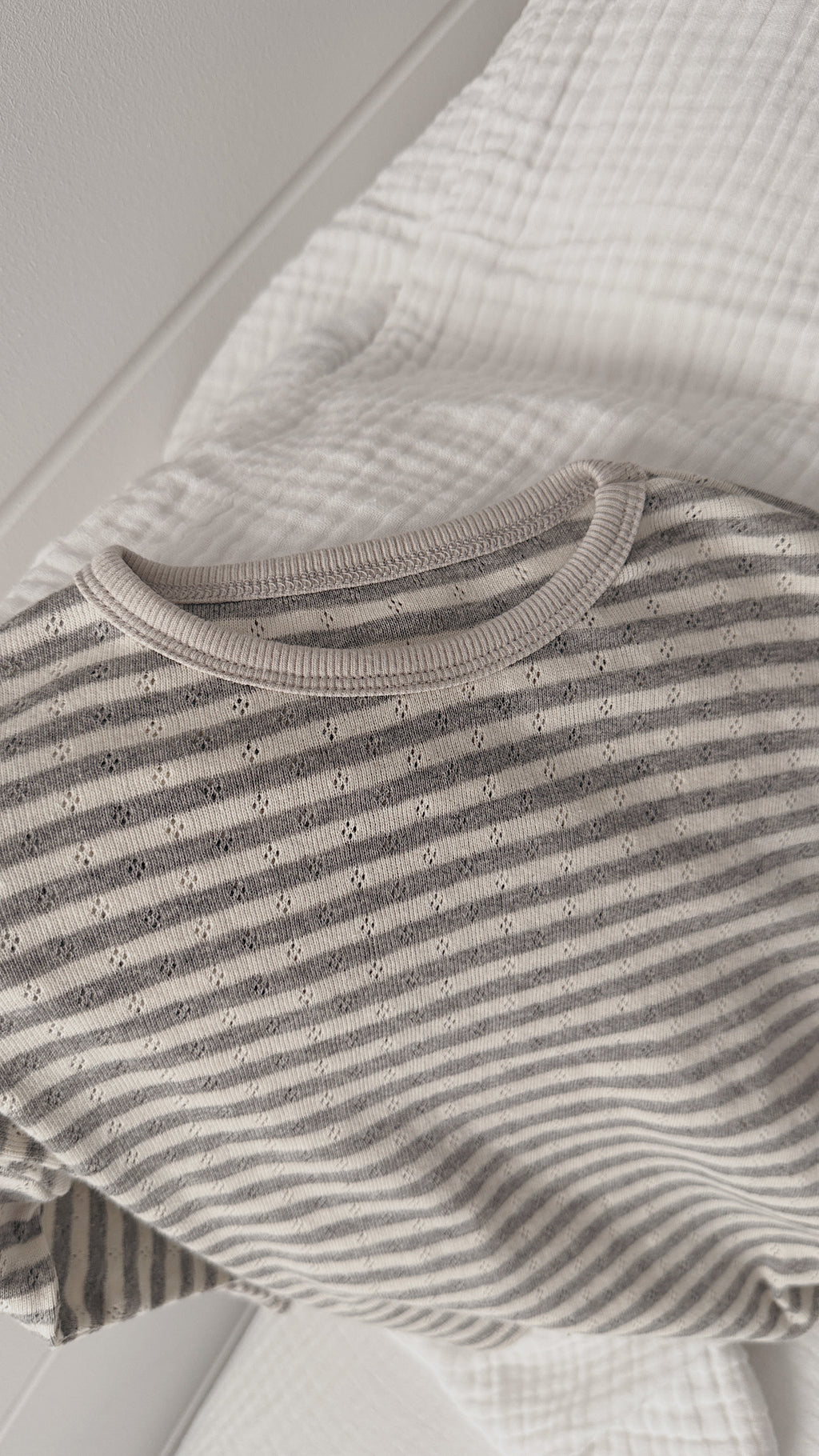 T-shirt Edith - gris et écru
