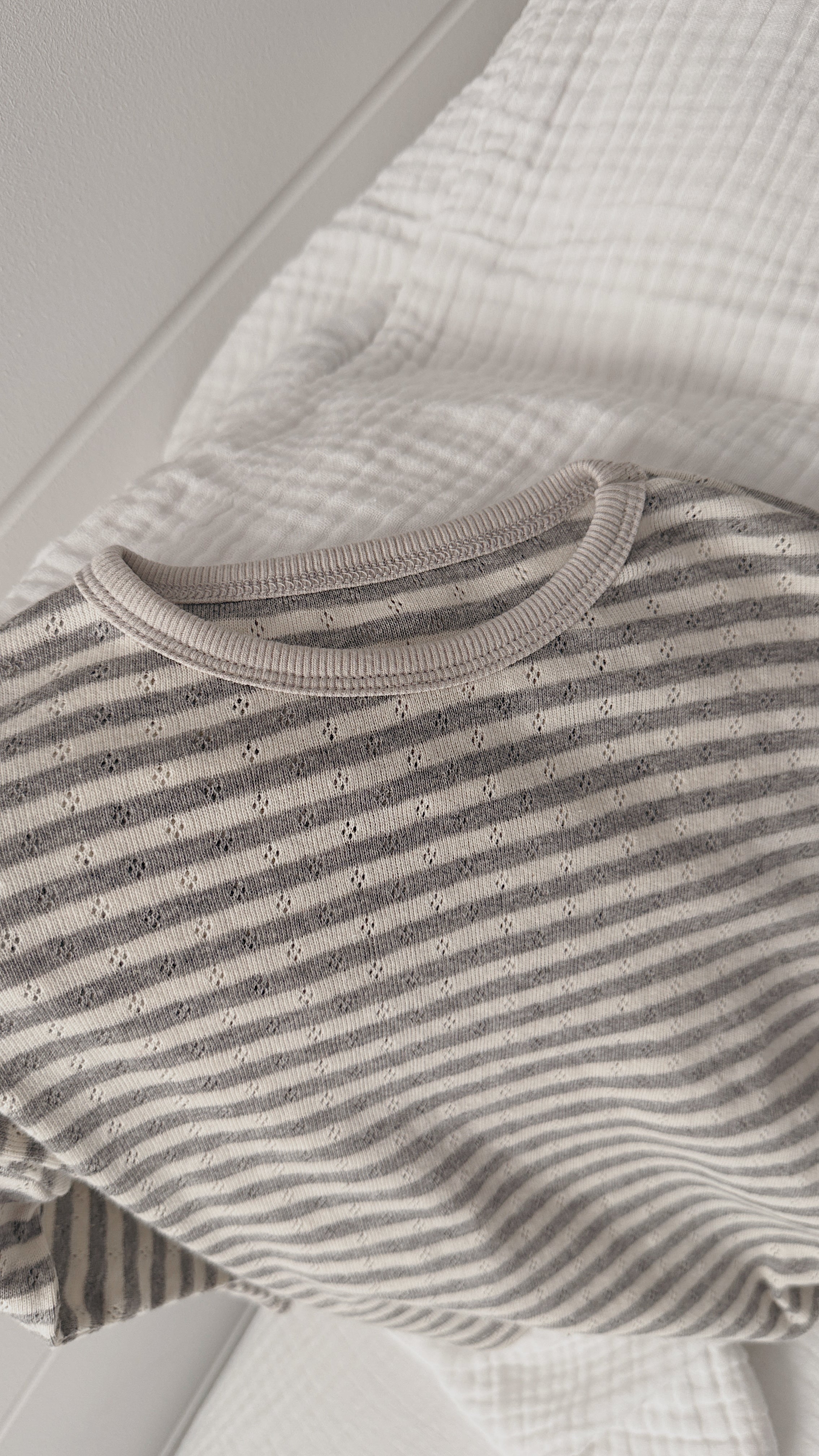T-shirt Edith - gris et écru