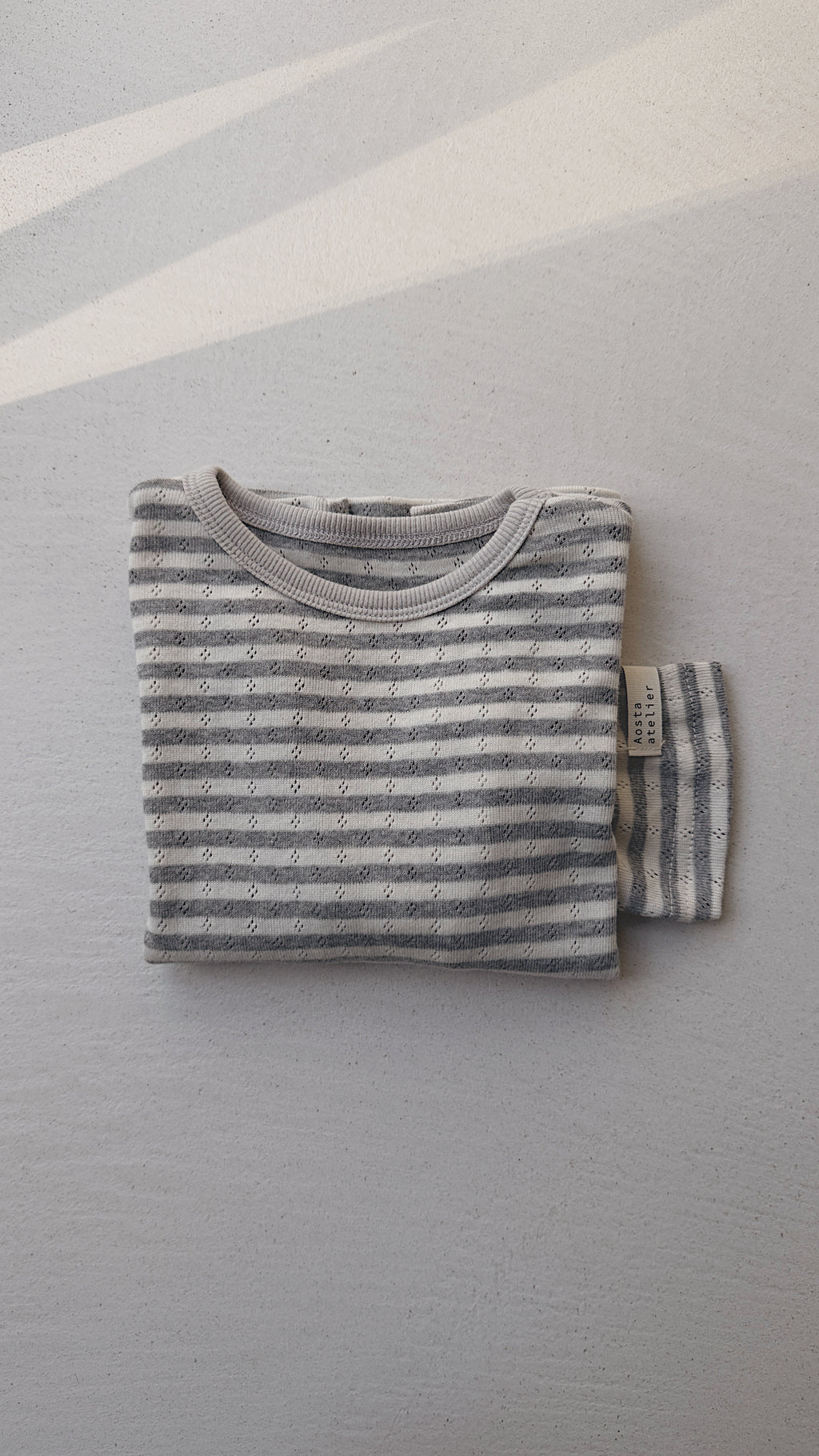T-shirt Edith - gris et écru