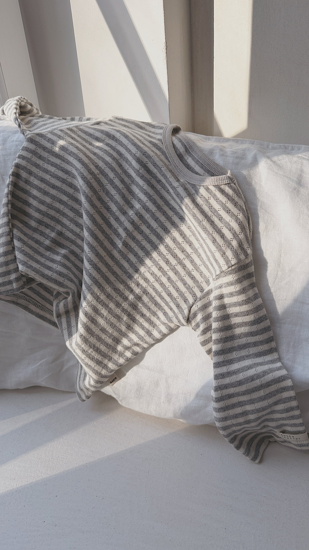 T-shirt Edith - gris et écru