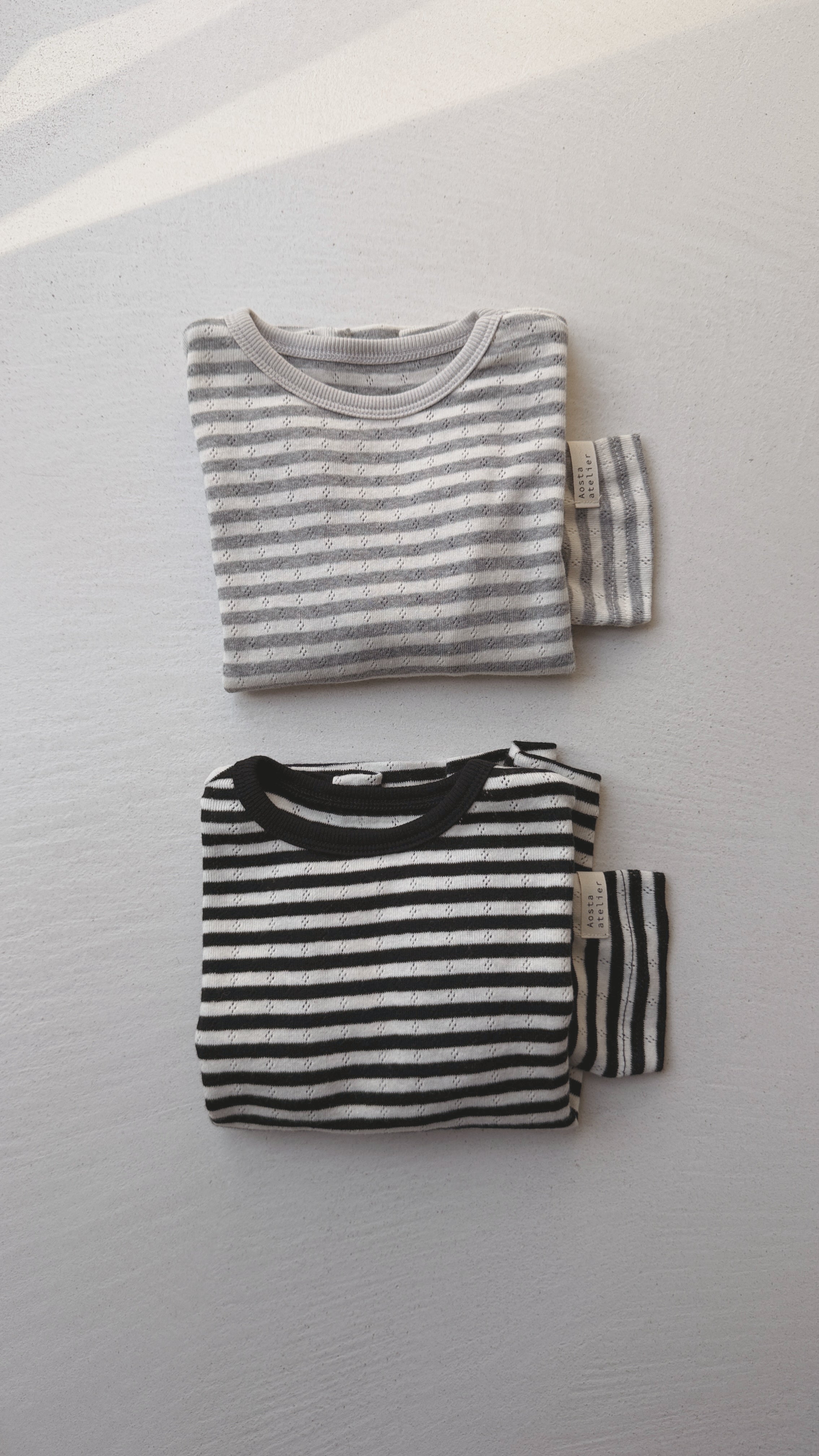 T-shirt Edith - noir et écru