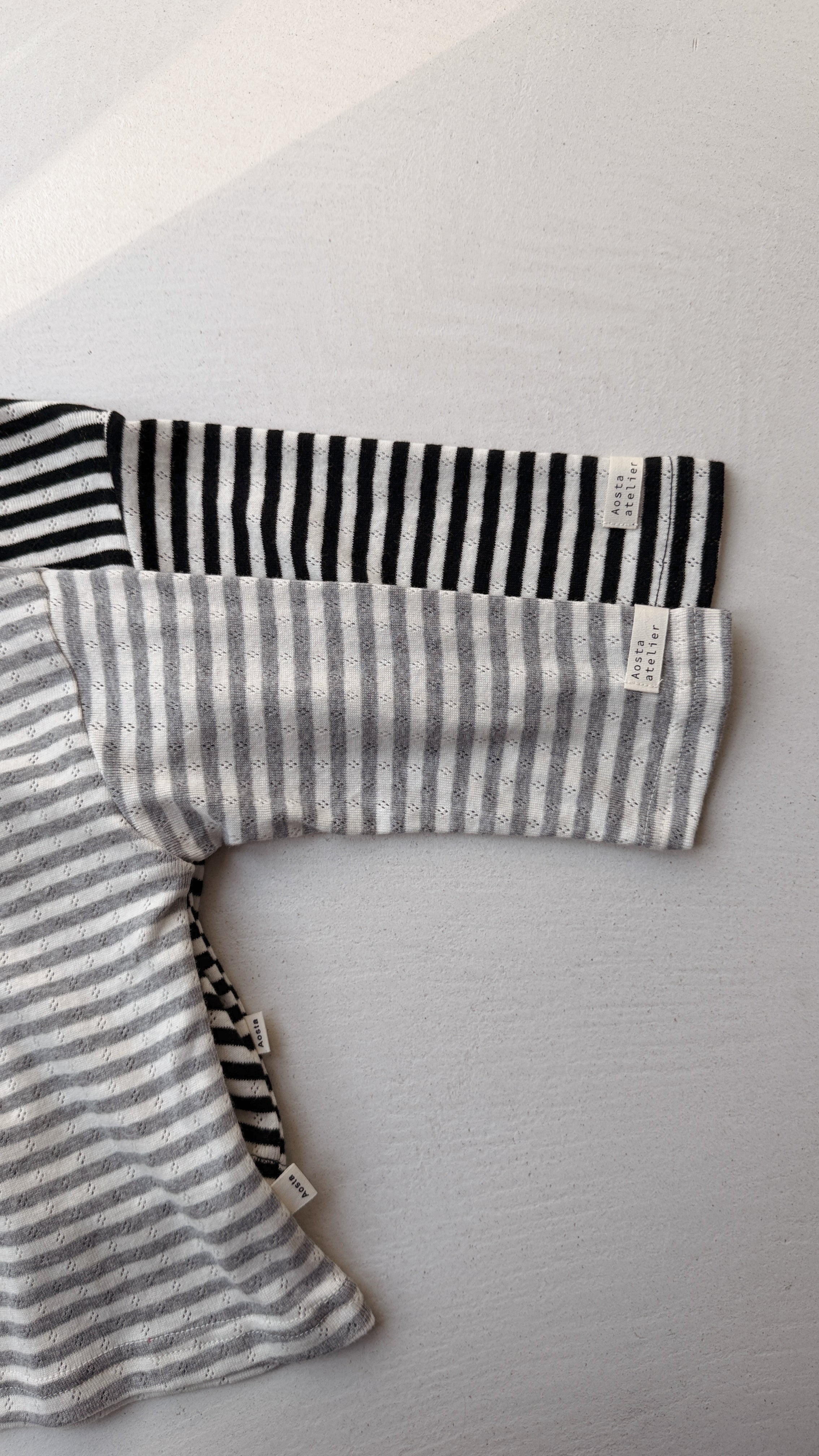 T-shirt Edith - noir et écru