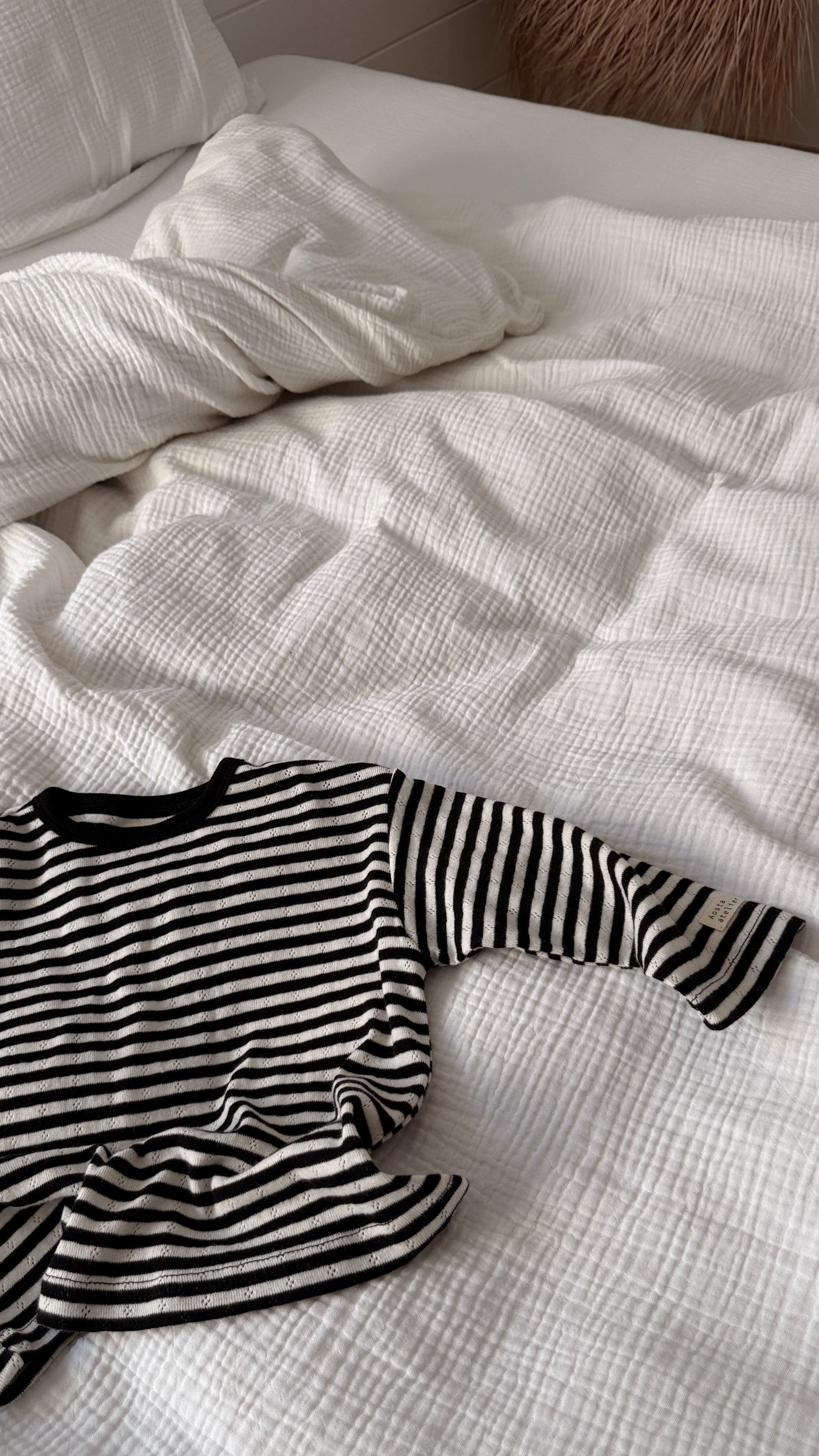 T-shirt Edith - noir et écru
